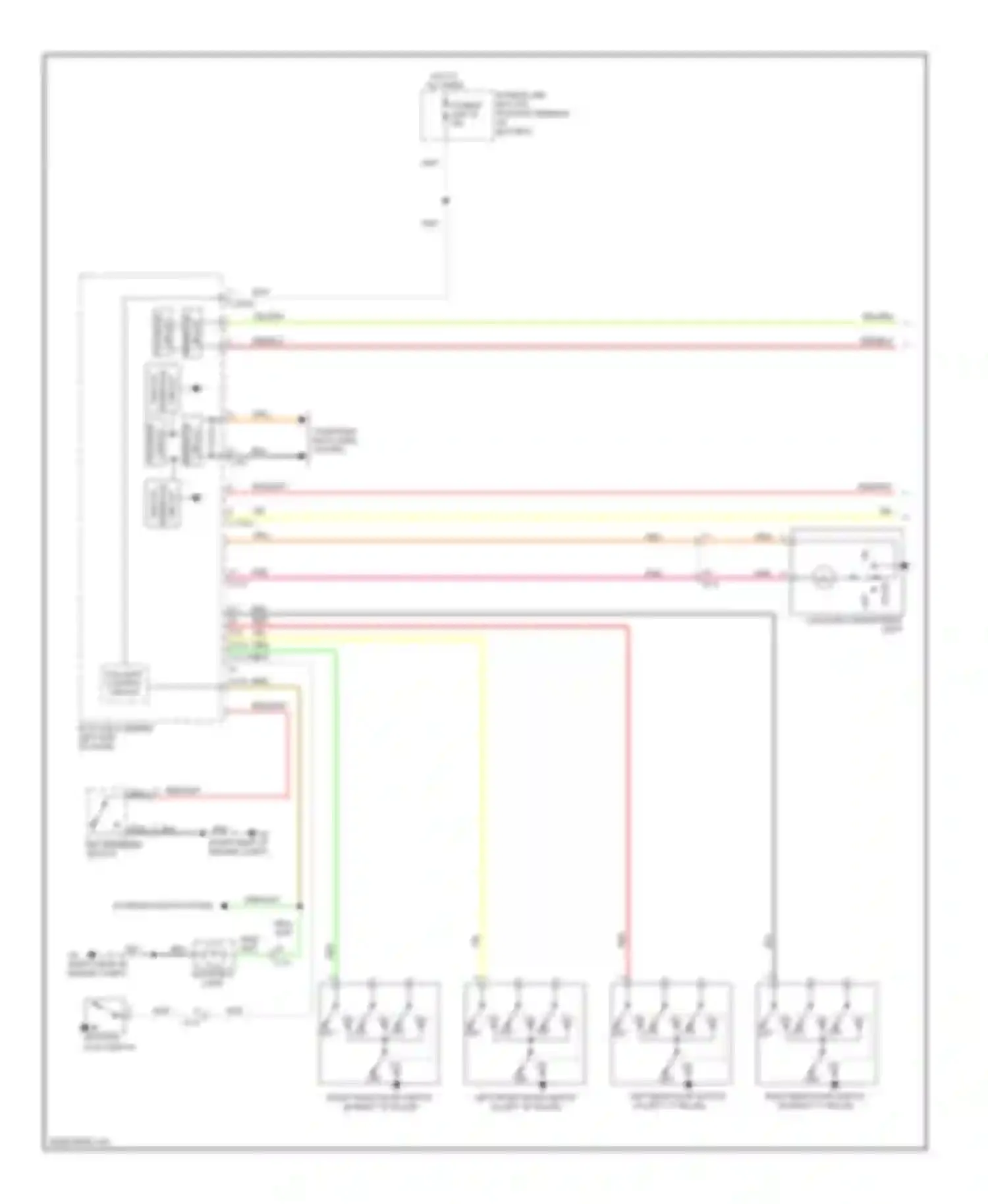 Wiring diagram blk for Mitsubishi Outlander II facelift (2009-2013)