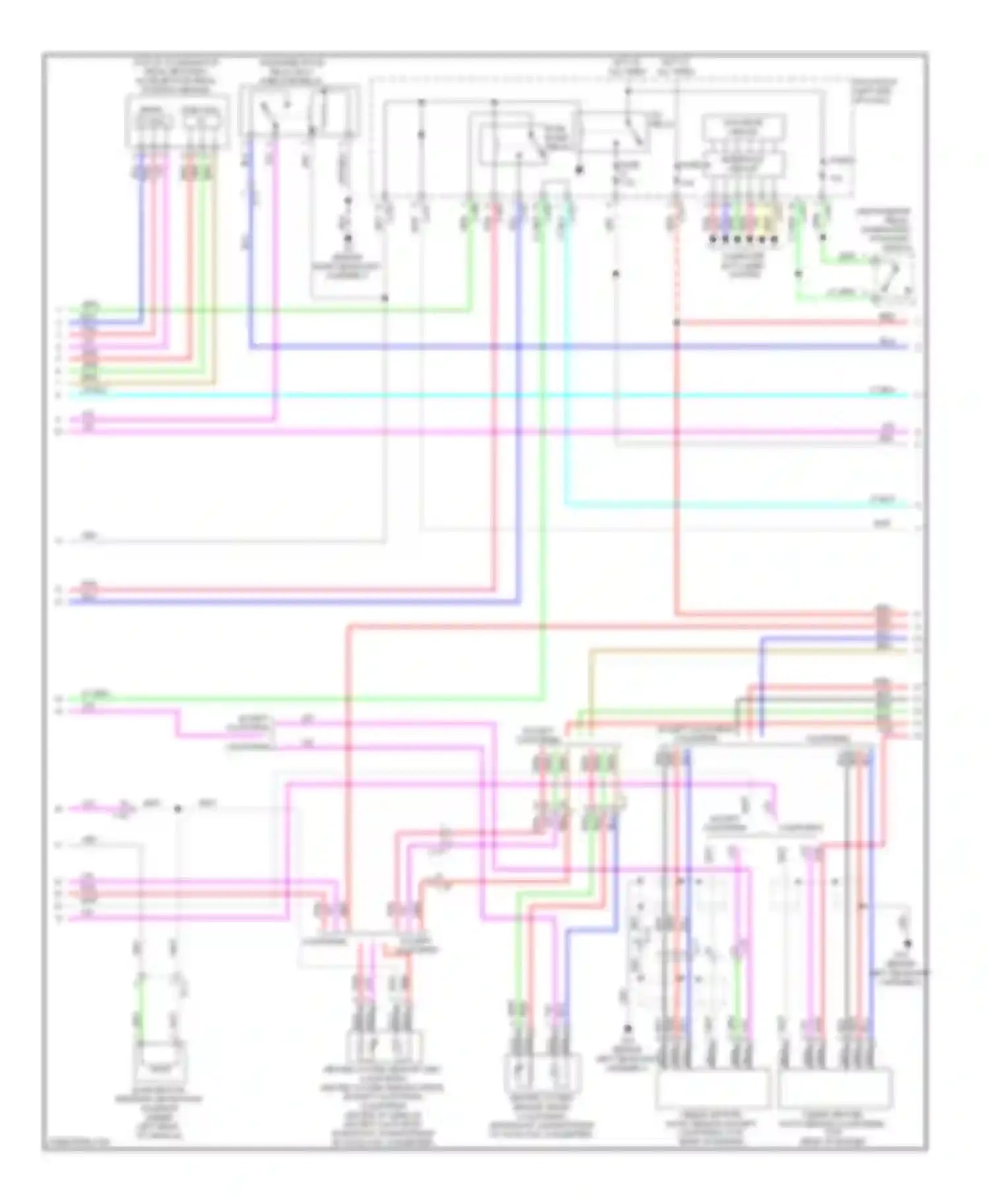 Wiring diagram blk for Mitsubishi Outlander II facelift (2009-2013)