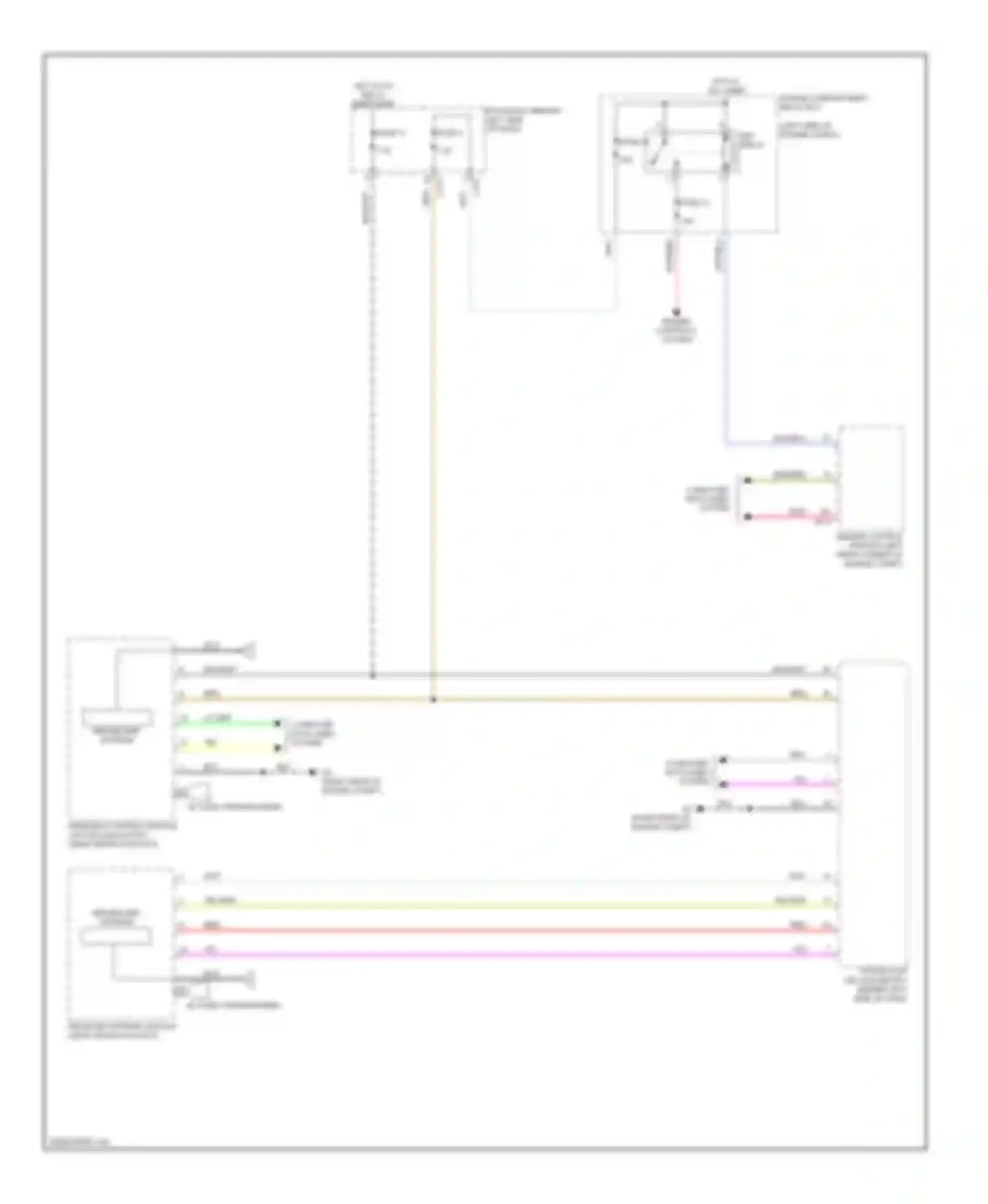 Wiring diagram fuse 8 for Mitsubishi Outlander II facelift (2009-2013)