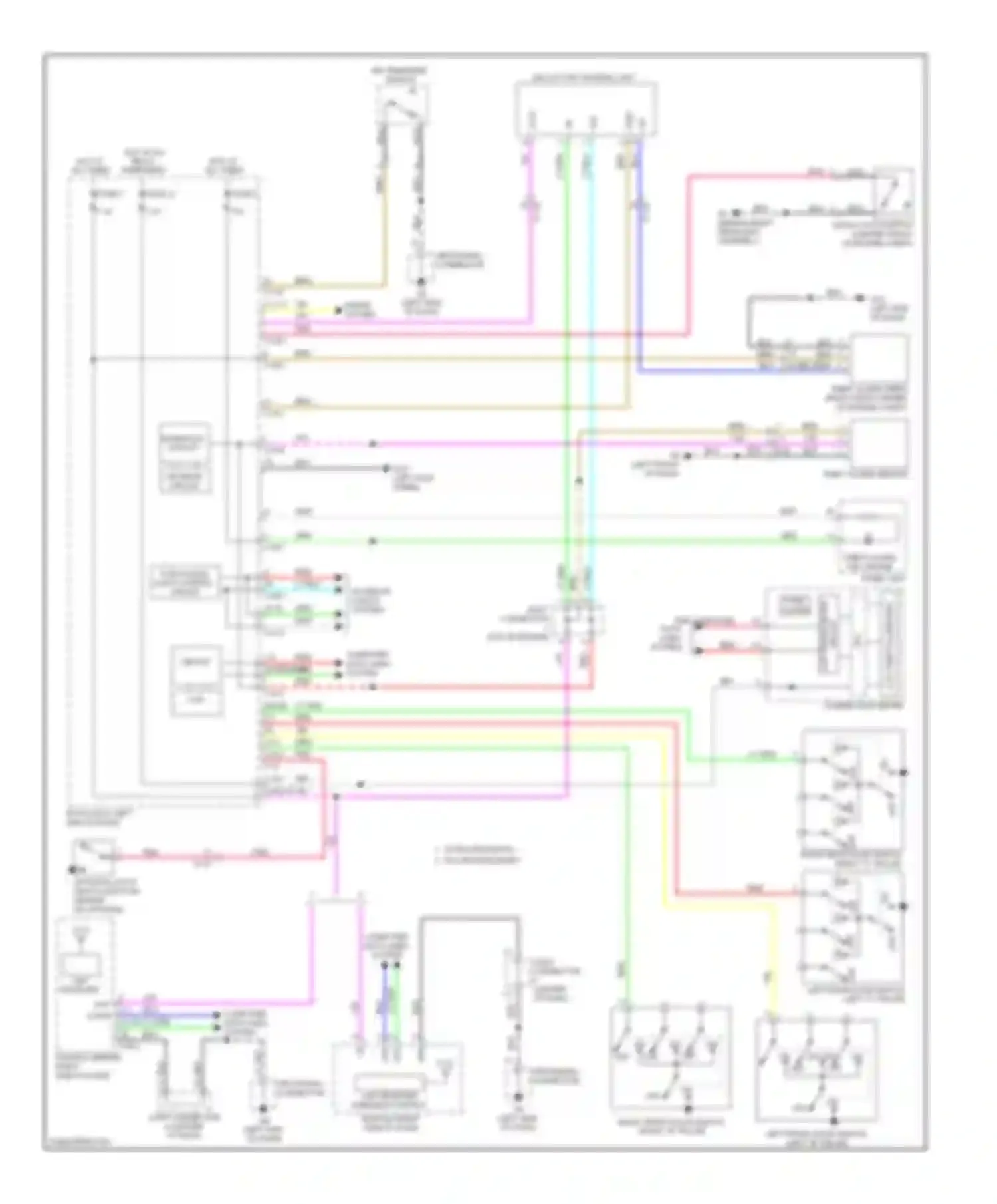 Wiring diagram fuse 9 for Mitsubishi Outlander II facelift (2009-2013)