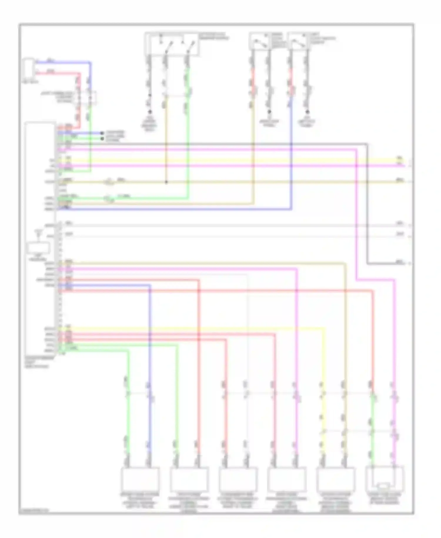 Wiring diagram blk for Mitsubishi Outlander II facelift (2009-2013)