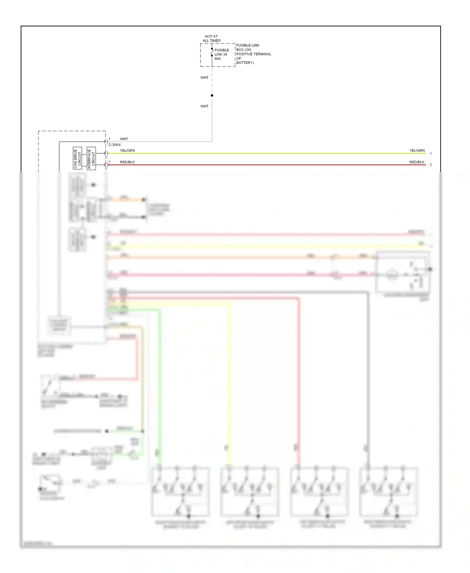 Mitsubishi Outlander II facelift (2009-2013) nca wiring diagram  (21 of 64)