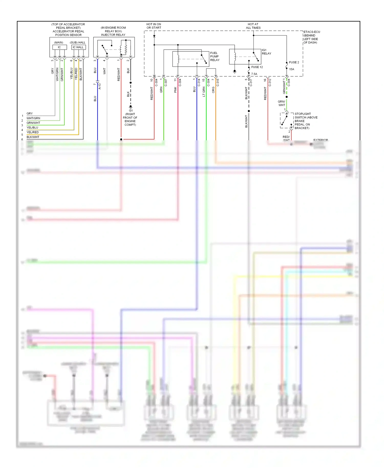 Mitsubishi Outlander II facelift (2009-2013) nca wiring diagram  (18 of 64)