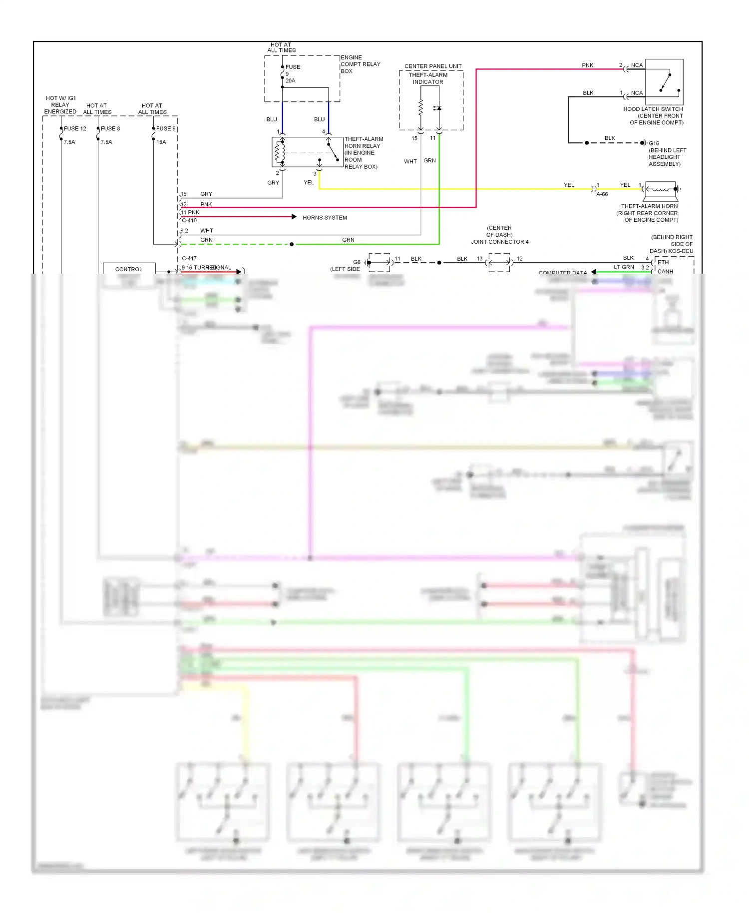 Mitsubishi Outlander II facelift (2009-2013) nca wiring diagram  (51 of 64)