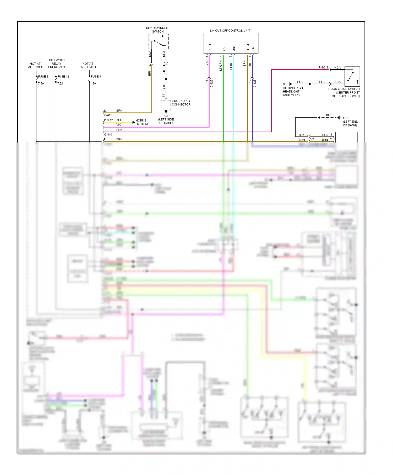Mitsubishi Outlander II facelift (2009-2013) nca wiring diagram  (48 of 64)