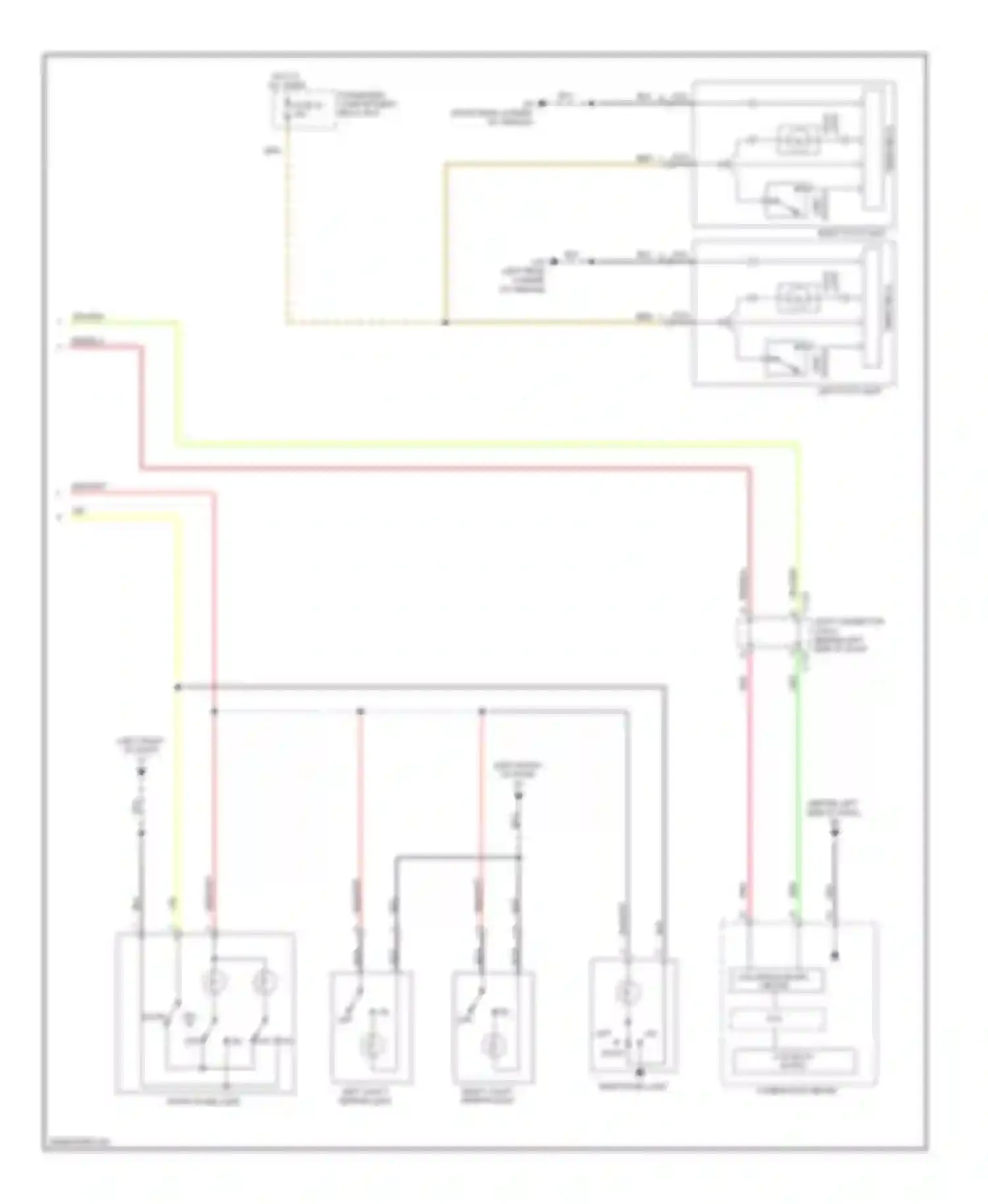 Wiring diagram blk for Mitsubishi Outlander II facelift (2009-2013)