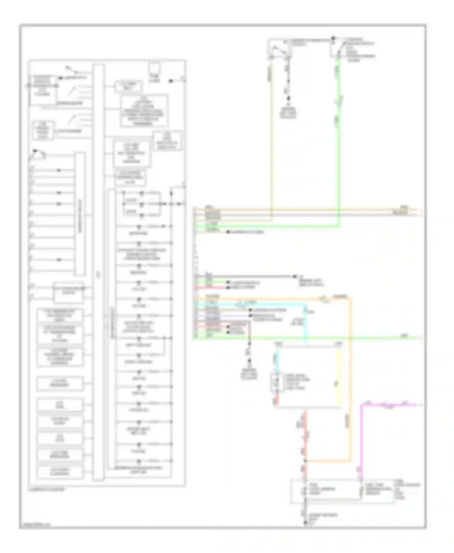 Wiring diagram blk/red for Mitsubishi Outlander II facelift (2009-2013)