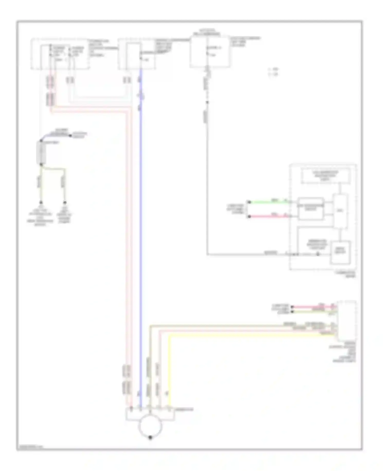 Wiring diagram blk/red for Mitsubishi Outlander II facelift (2009-2013)