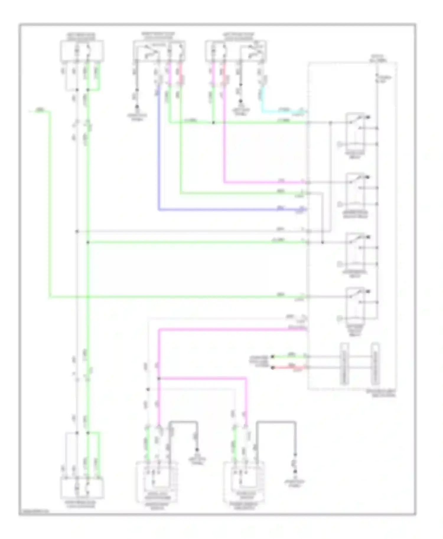Wiring diagram blk for Mitsubishi Outlander II facelift (2009-2013)
