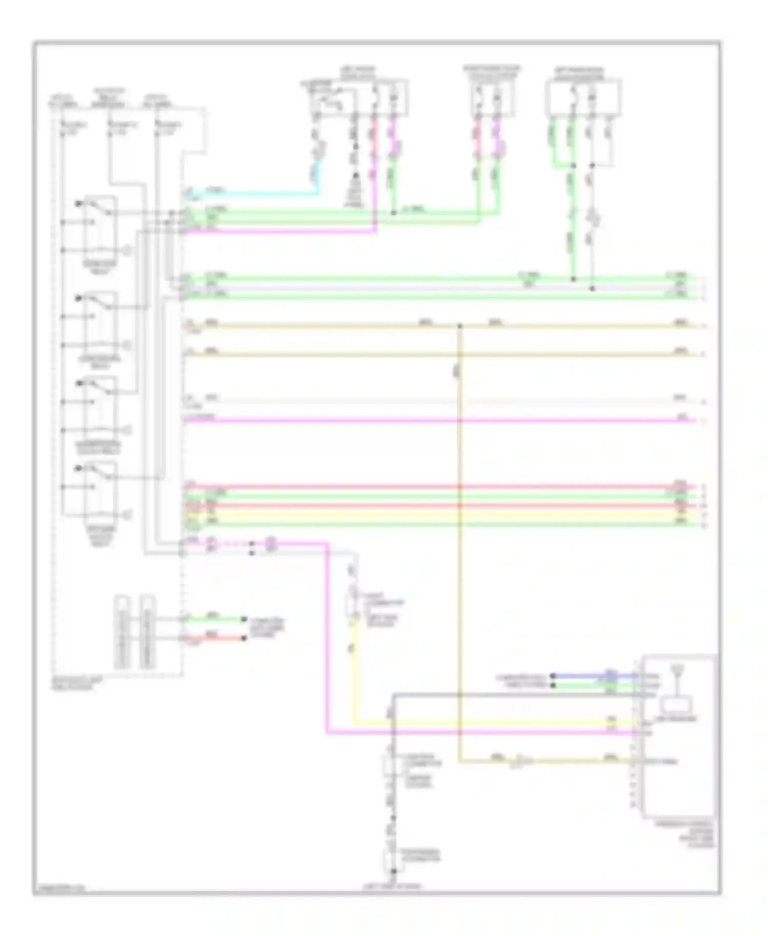 Wiring diagram blk for Mitsubishi Outlander II facelift (2009-2013)