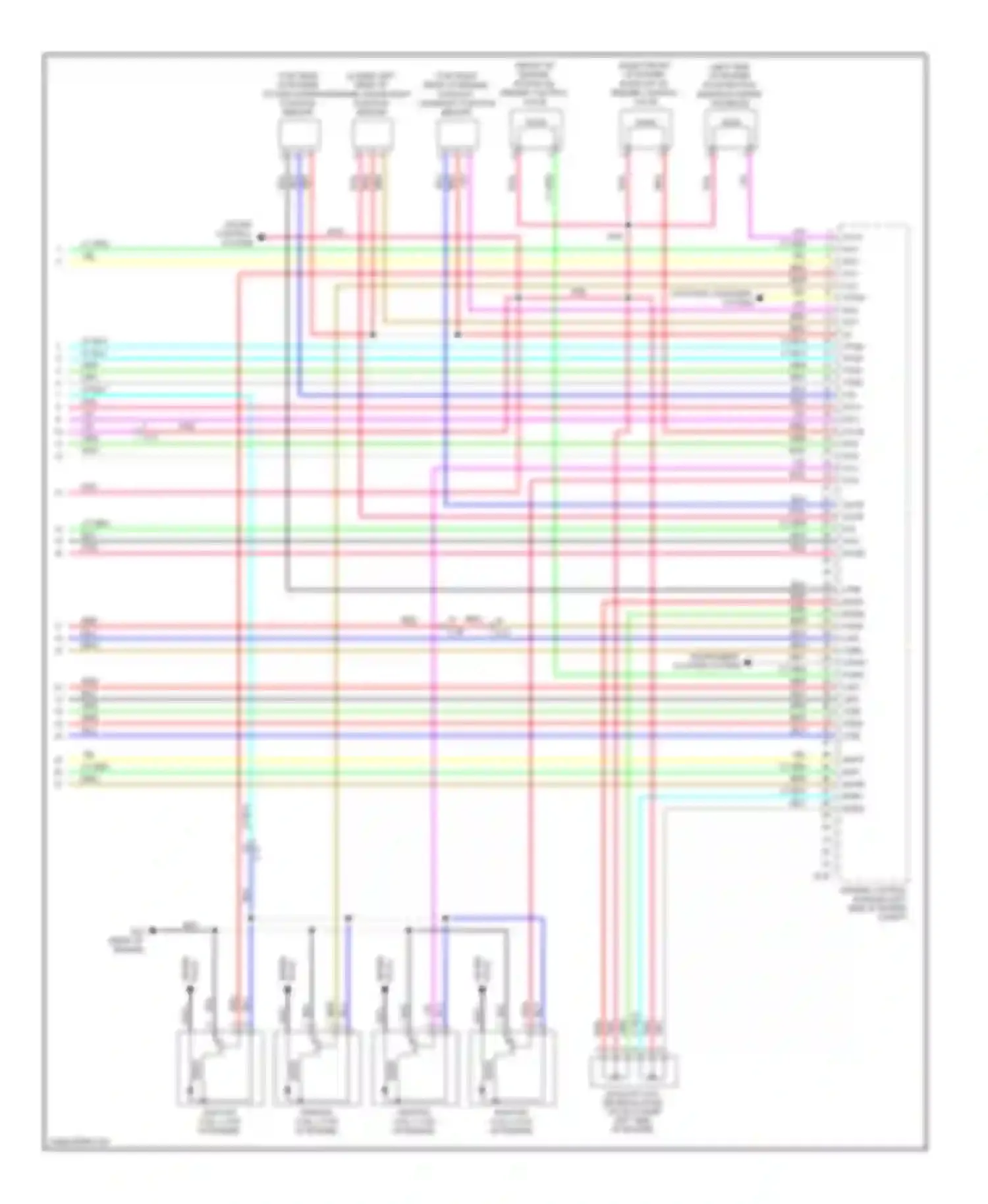 Wiring diagram blk for Mitsubishi Outlander II facelift (2009-2013)