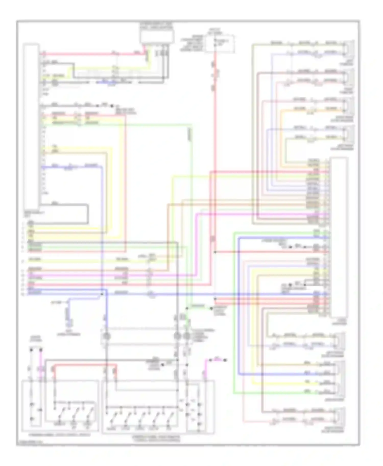 Wiring diagram blk for Mitsubishi Outlander II facelift (2009-2013)