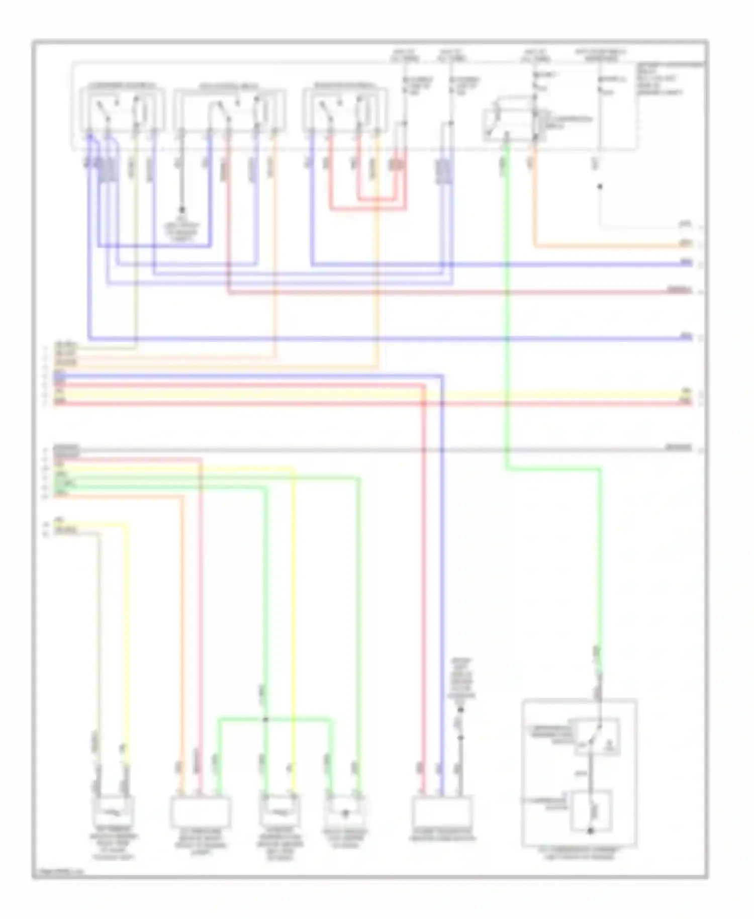 Outlander Mitsubishi II (2005-2009): Automatic a/c circuit (2 of 3)