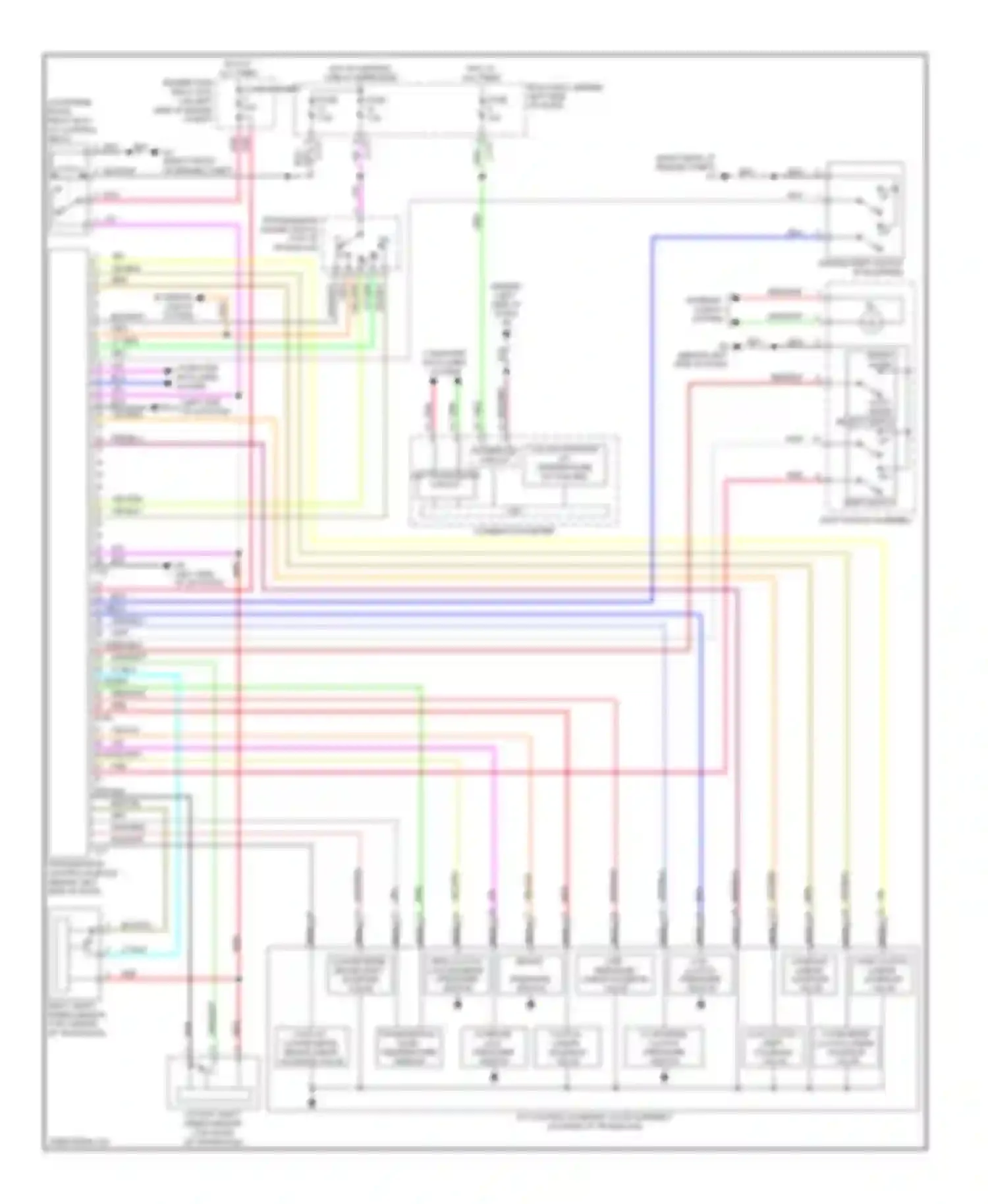 Wiring diagram low-reverse brake shift for Mitsubishi Outlander II (2005-2009) (1 of 1)
