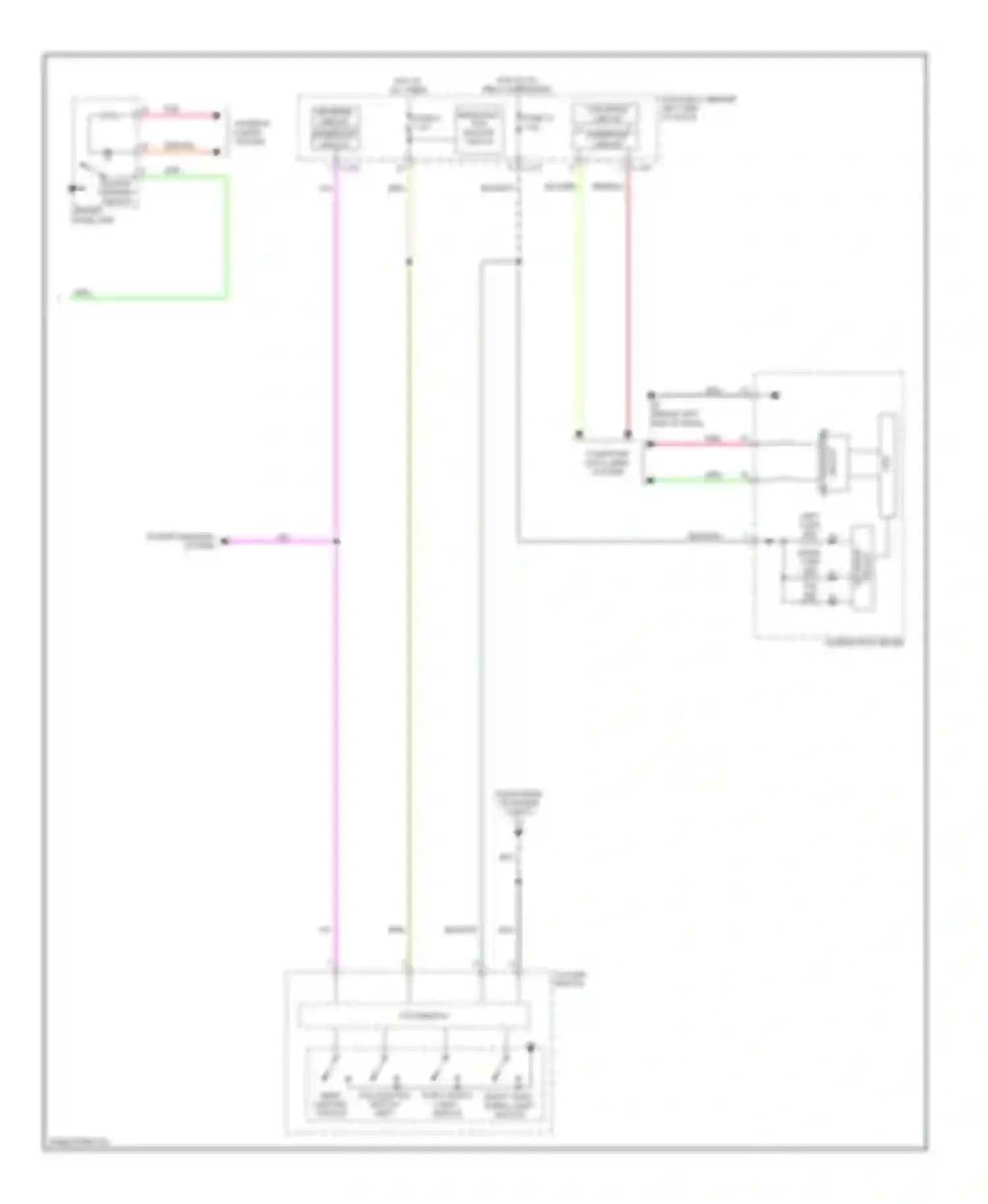 Wiring diagram relay energized for Mitsubishi Outlander II (2005-2009) (7 of 18)