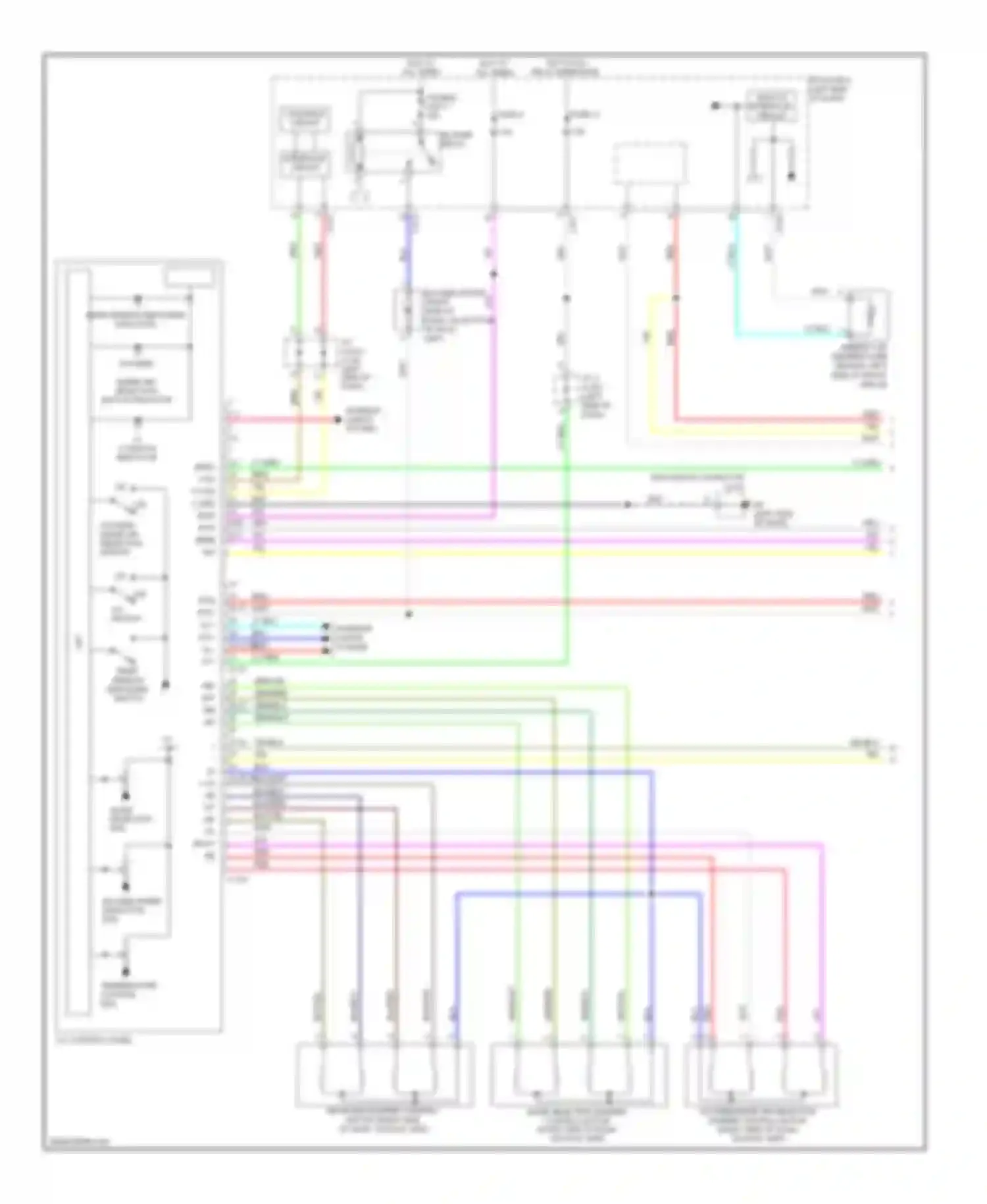 Outlander Mitsubishi III facelift (2014-2015): Automatic a/c circuit (1 of 2)