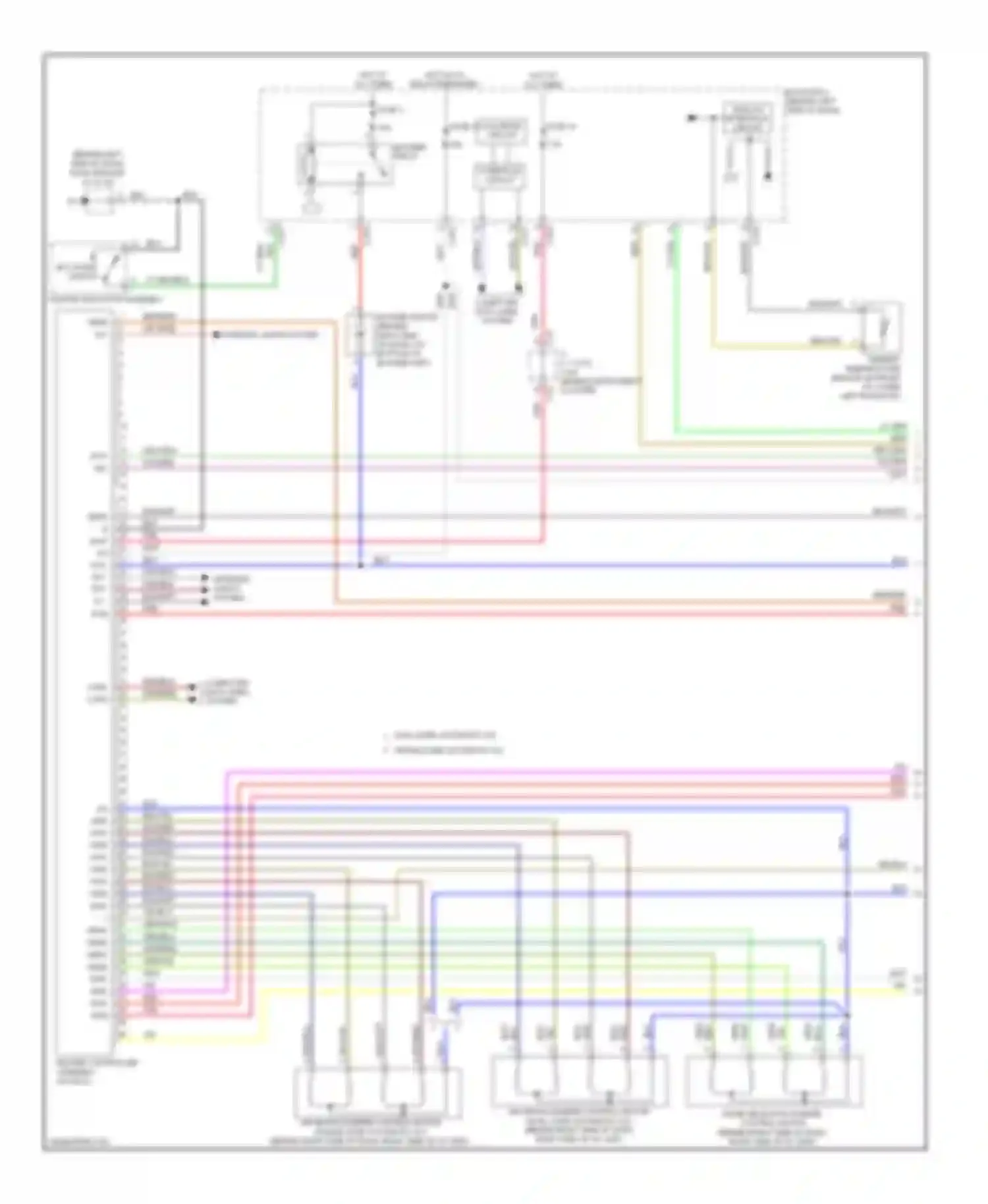 Outlander Mitsubishi III facelift (2014-2015): Automatic a/c circuit (1 of 3)