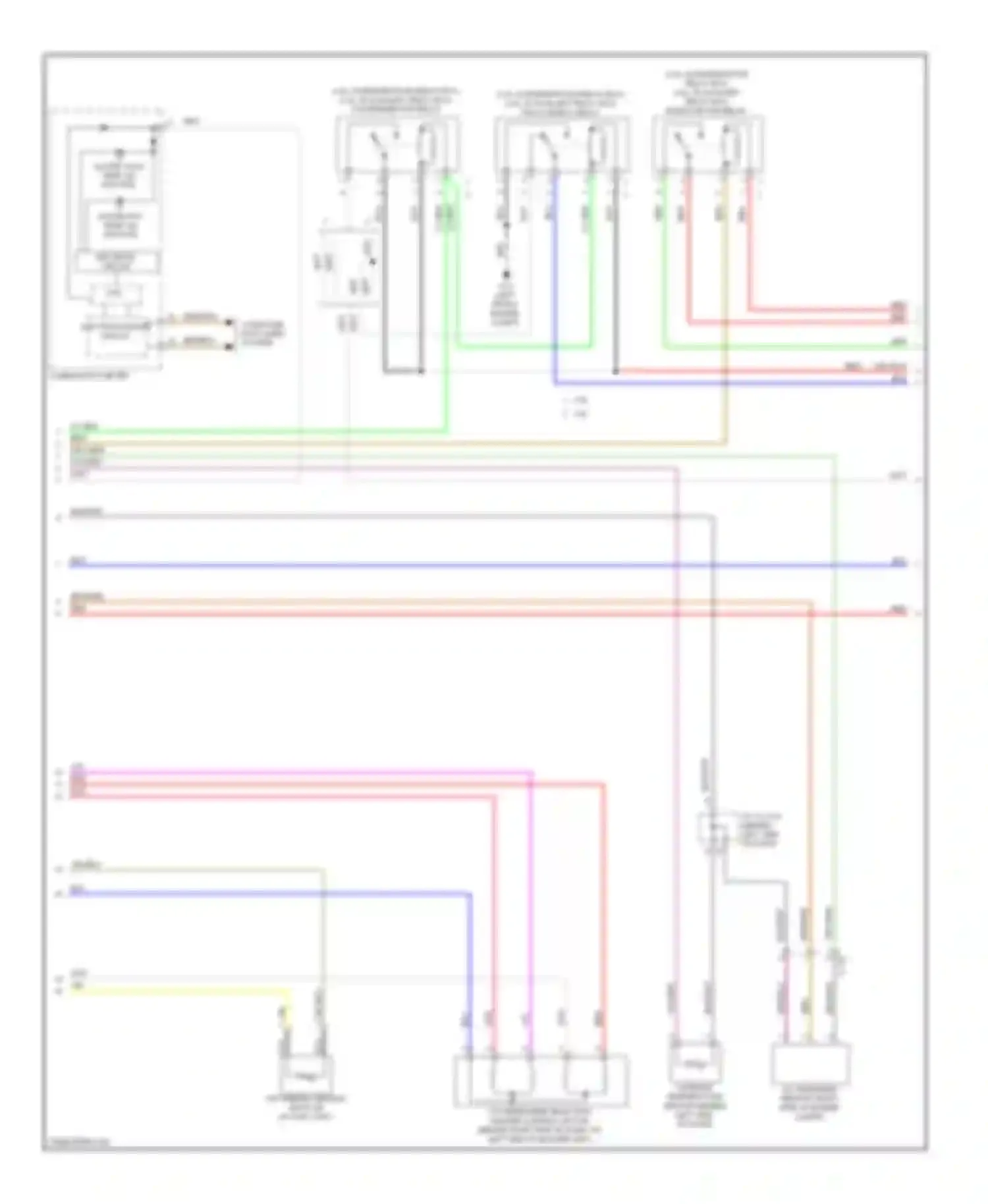 Outlander Mitsubishi III facelift (2014-2015): Automatic a/c circuit (2 of 3)
