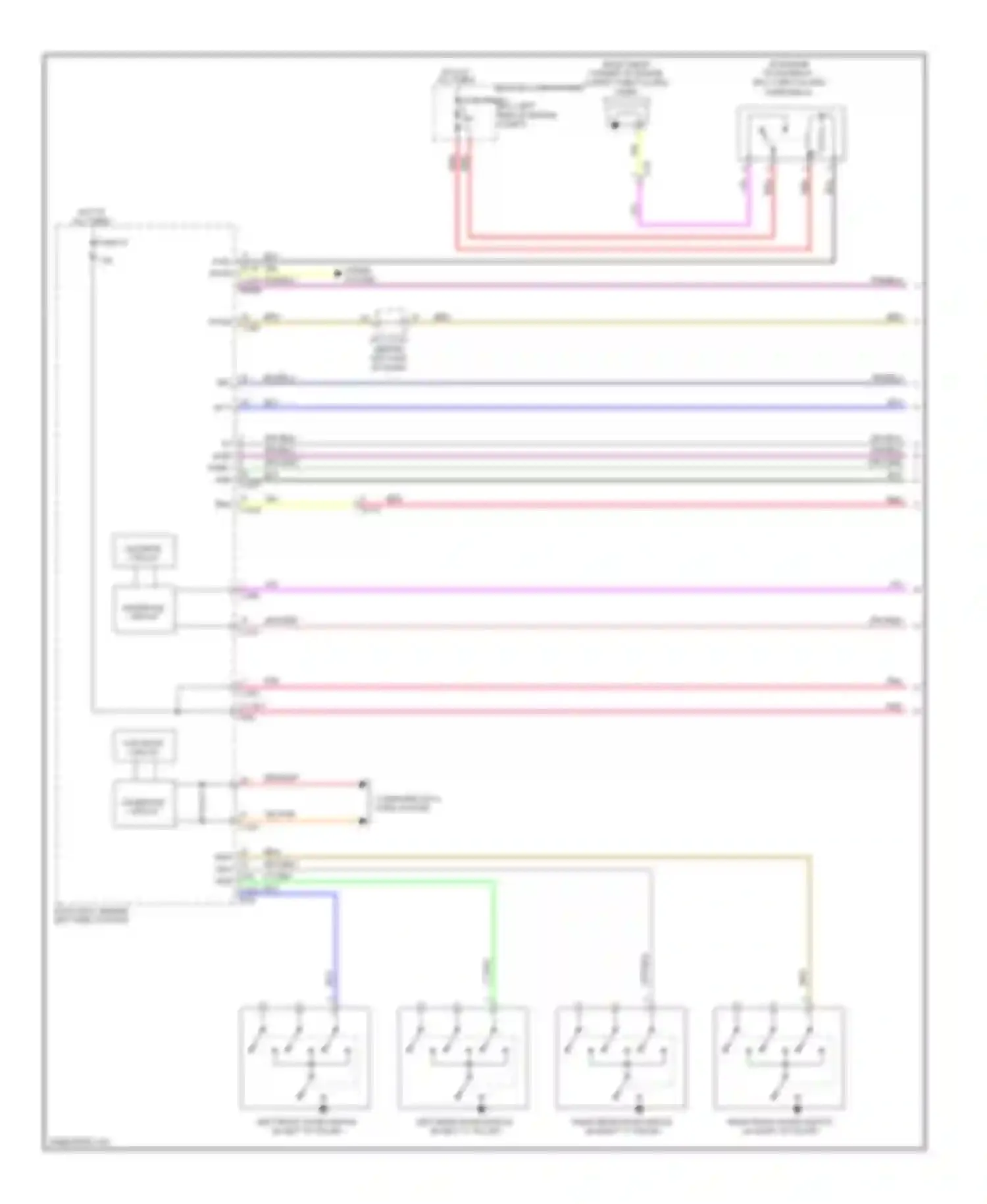 Outlander Mitsubishi III facelift (2014-2015): Forced entry circuit (1 of 2)