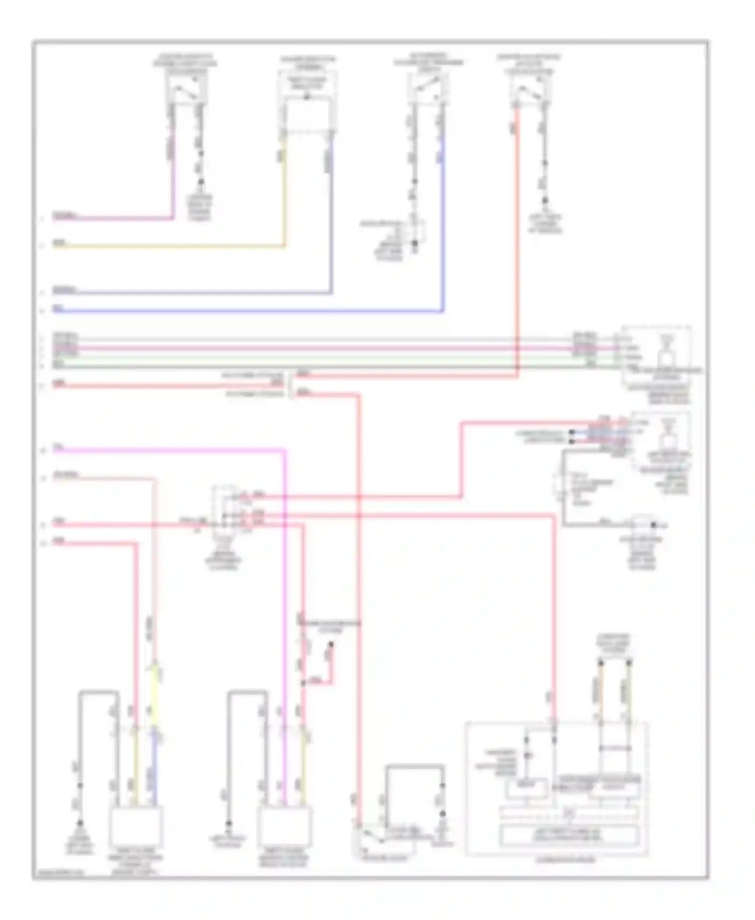 Outlander Mitsubishi III facelift (2014-2015): Forced entry circuit (2 of 2)