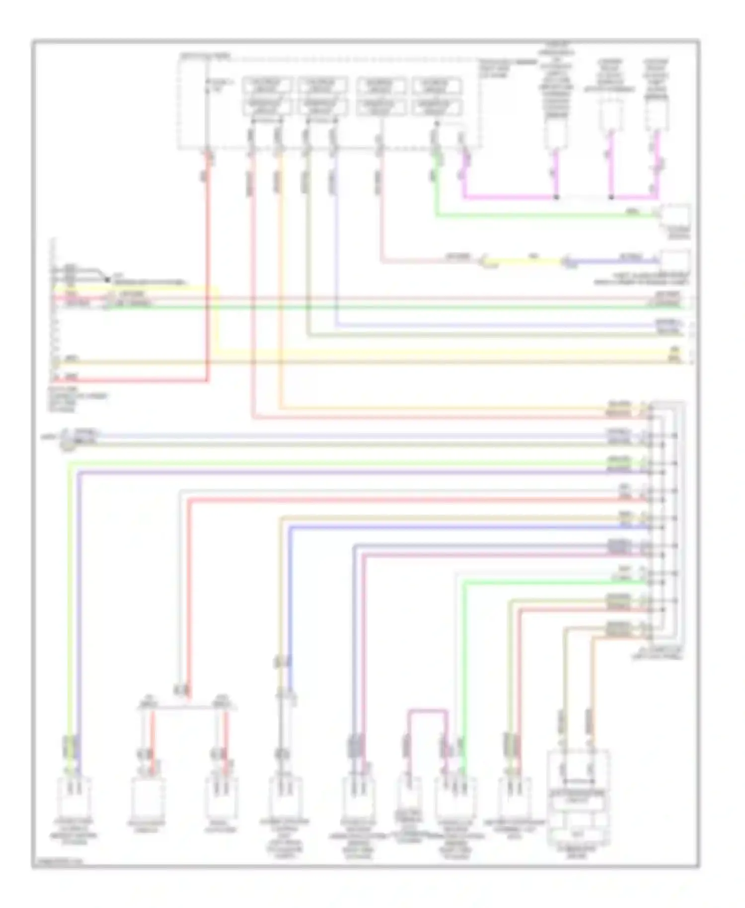 Outlander Mitsubishi III facelift (2014-2015): Computer data lines circuit (1 of 2)