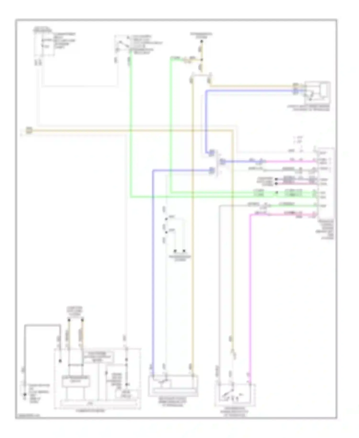 Outlander Mitsubishi III facelift (2014-2015): Cruise control circuit, without adaptive cruise control (2 of 2)