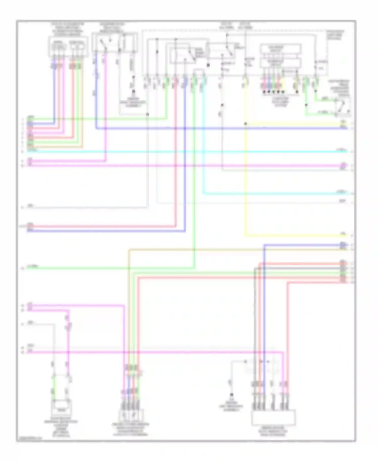 Outlander Mitsubishi III facelift (2014-2015): Wiring diagram engine performance 2.0l (2 of 4)