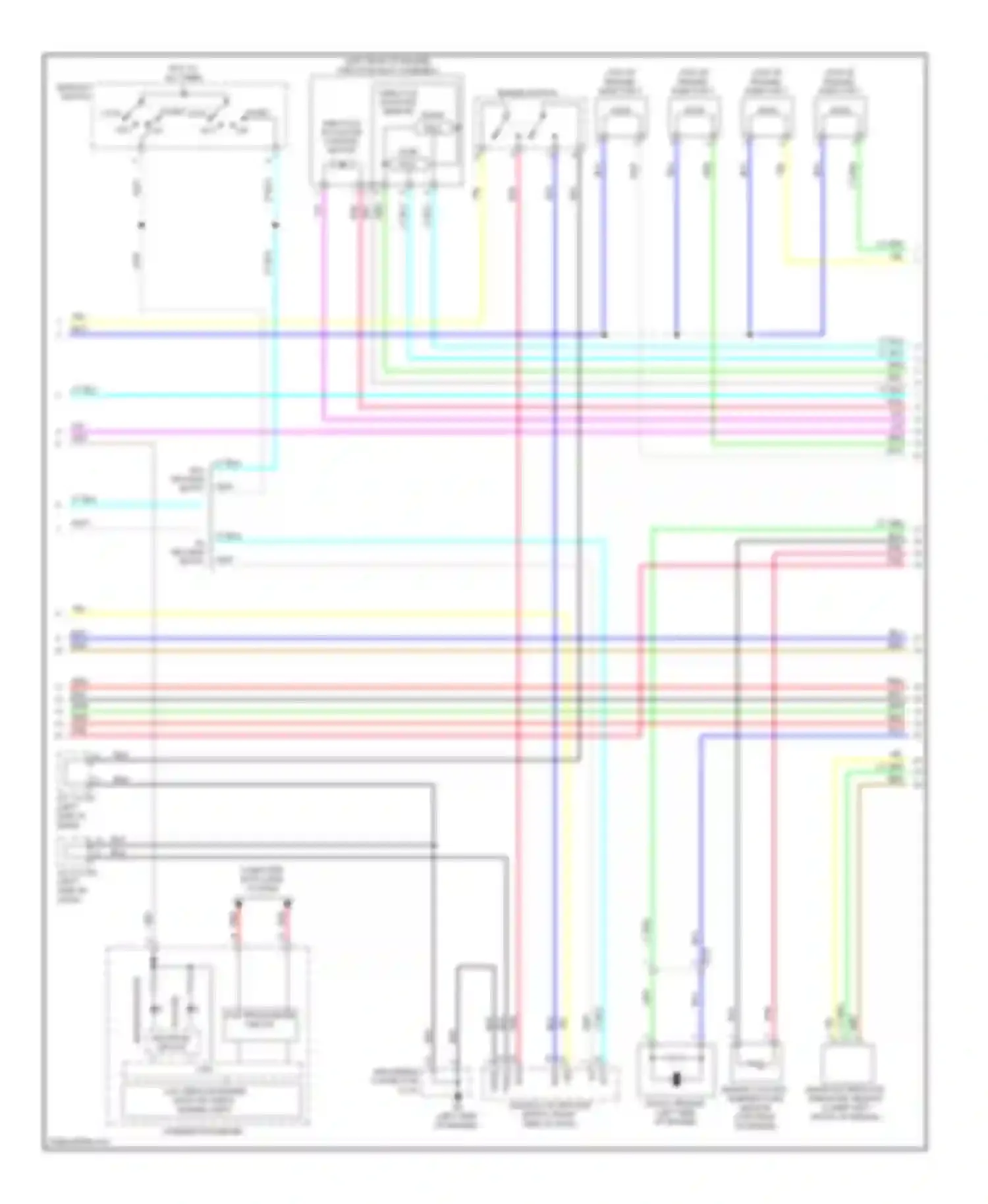 Outlander Mitsubishi III facelift (2014-2015): Wiring diagram engine performance 2.0l (3 of 4)