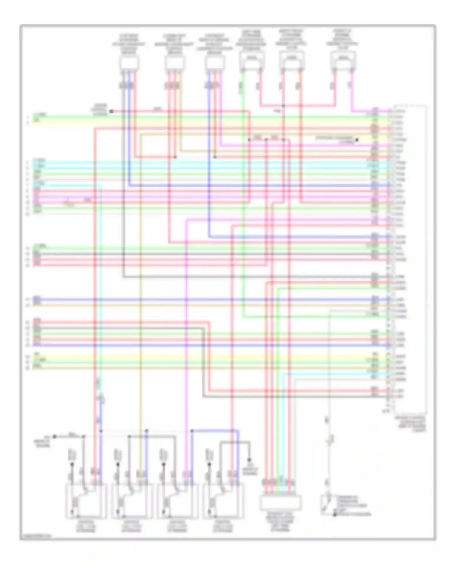 Outlander Mitsubishi III facelift (2014-2015): Wiring diagram engine performance 2.0l (4 of 4)