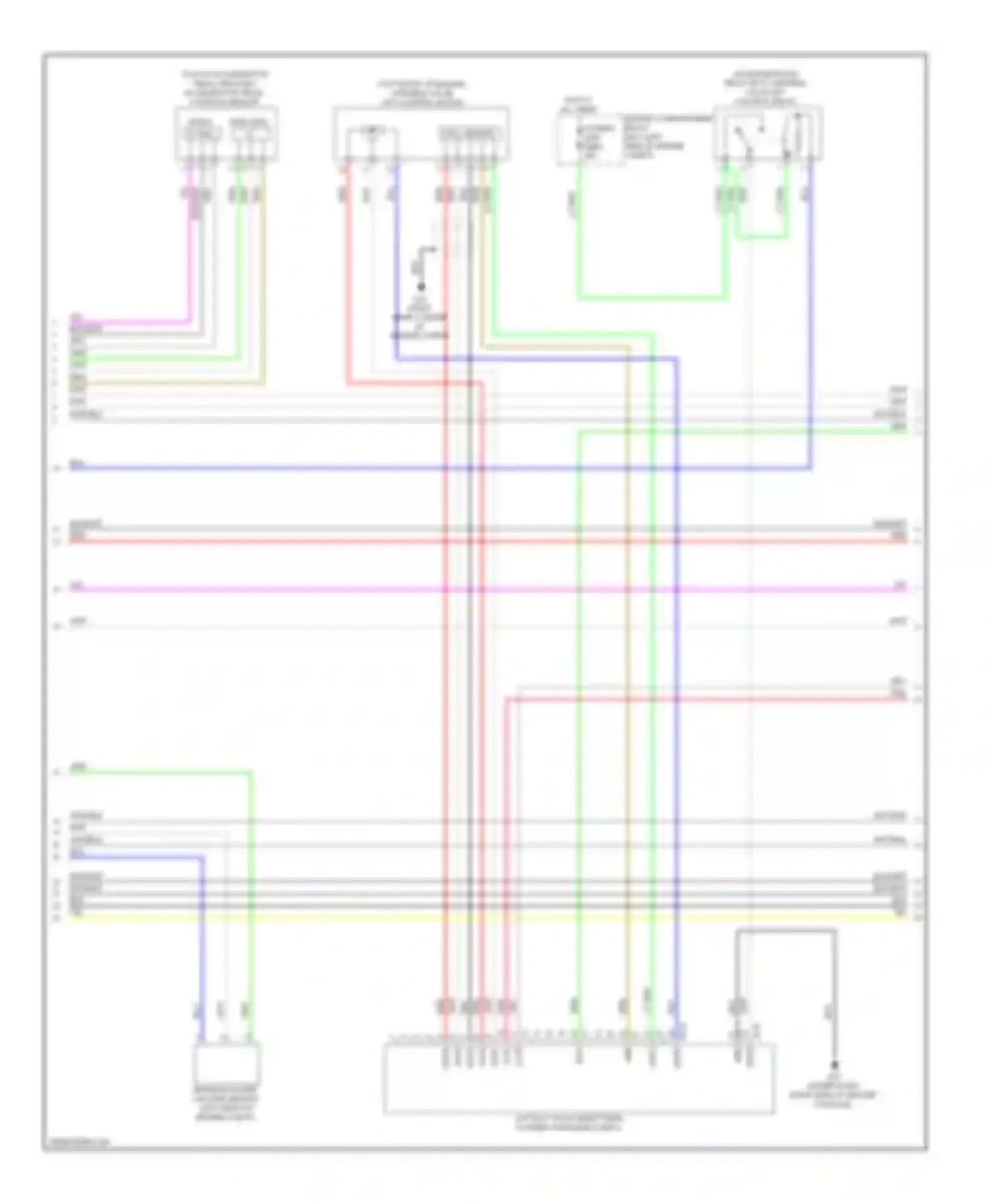 Outlander Mitsubishi III facelift (2014-2015): Wiring diagram engine performance 2.4l (2 of 5)