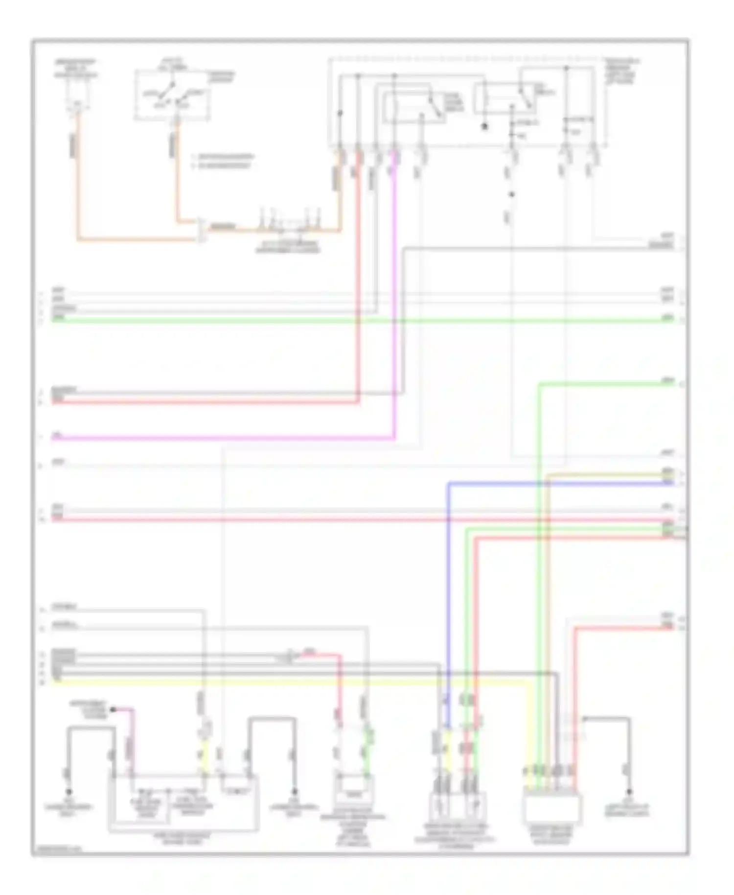 Outlander Mitsubishi III facelift (2014-2015): Wiring diagram engine performance 2.4l (3 of 5)
