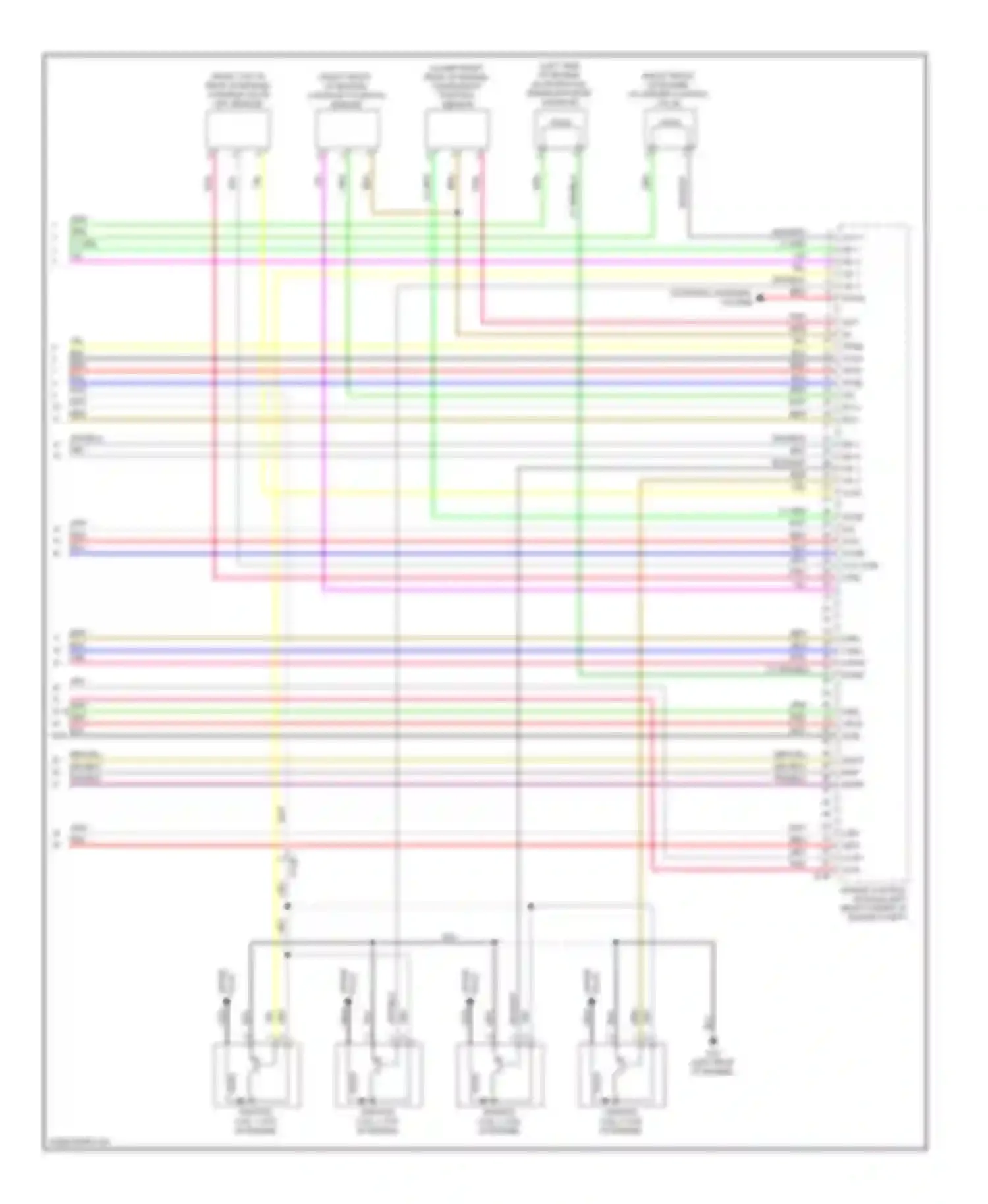Outlander Mitsubishi III facelift (2014-2015): Wiring diagram engine performance 2.4l (5 of 5)