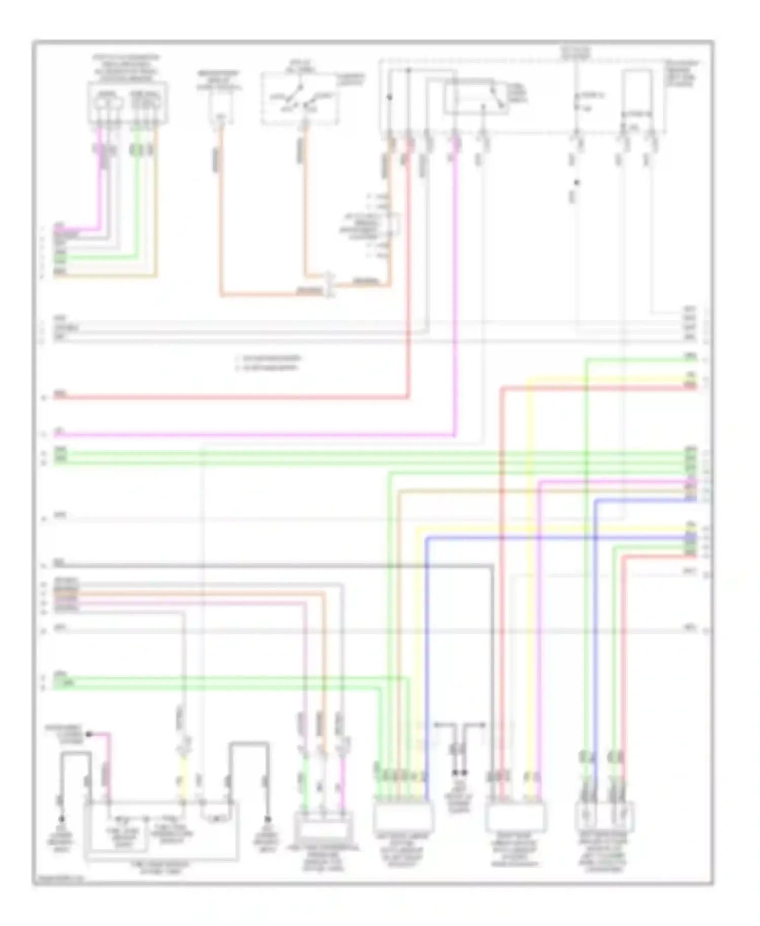 Outlander Mitsubishi III facelift (2014-2015): Wiring diagram engine performance 3.0l (2 of 4)