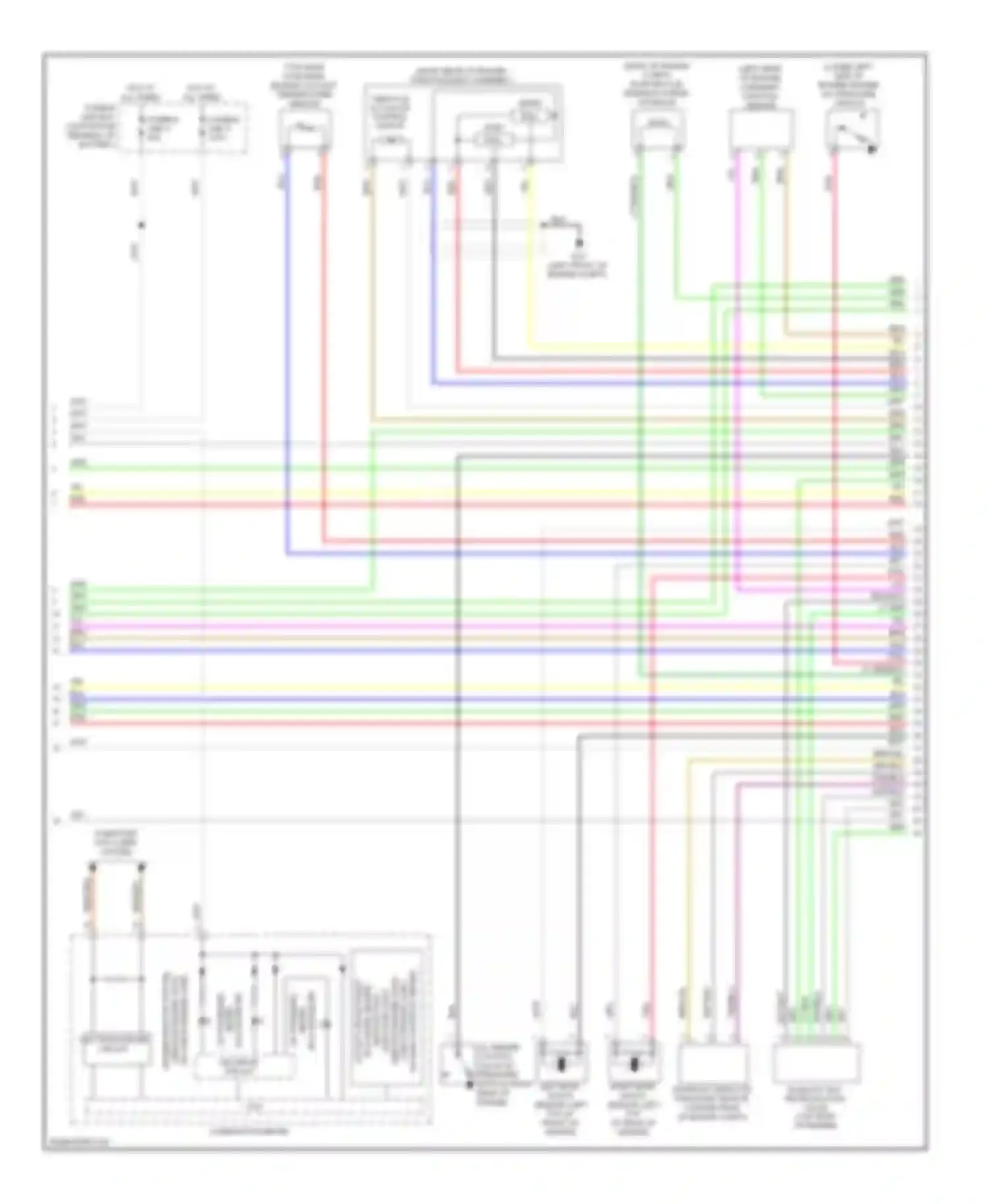 Outlander Mitsubishi III facelift (2014-2015): Wiring diagram engine performance 3.0l (3 of 4)