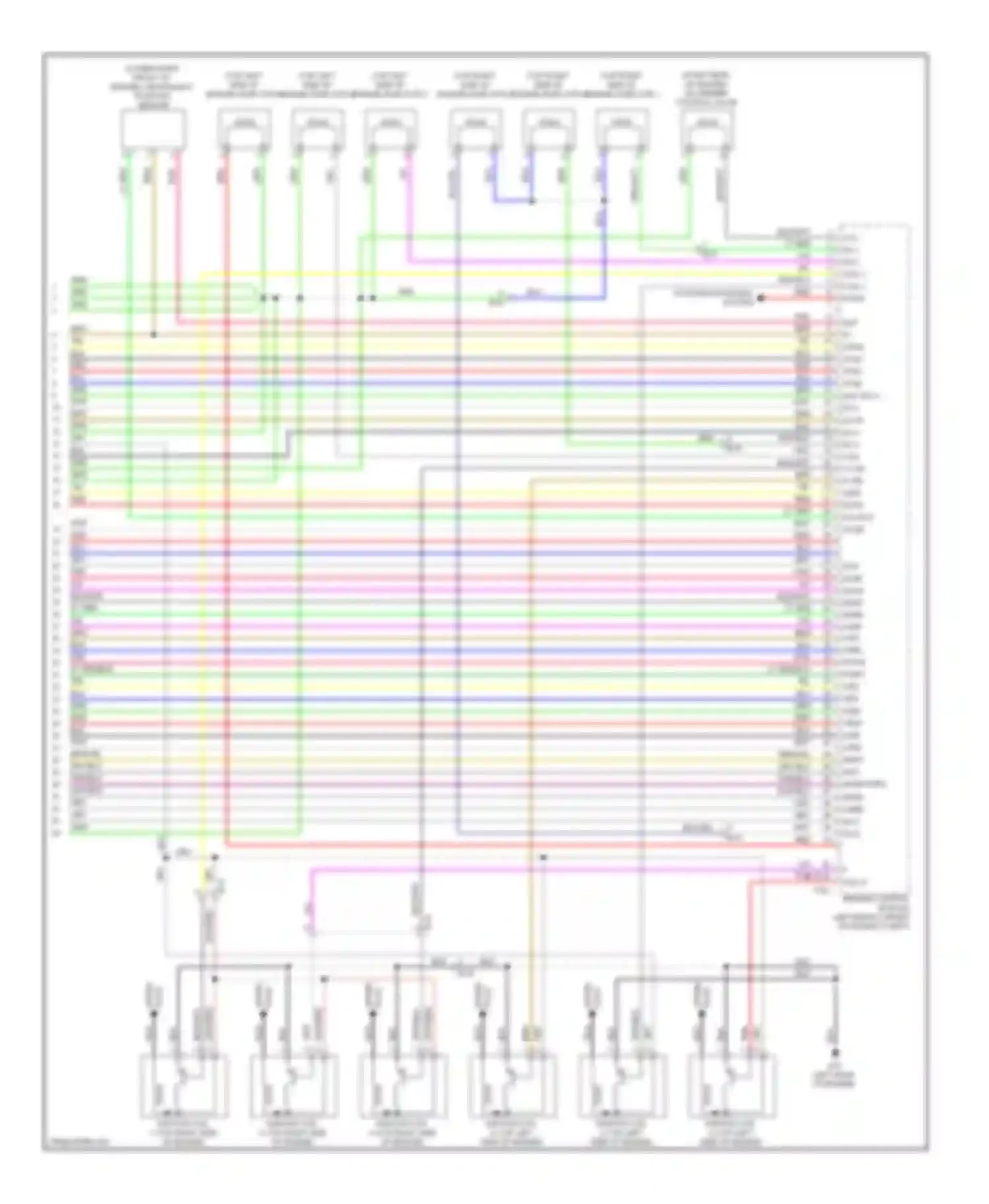 Outlander Mitsubishi III facelift (2014-2015): Wiring diagram engine performance 3.0l (4 of 4)