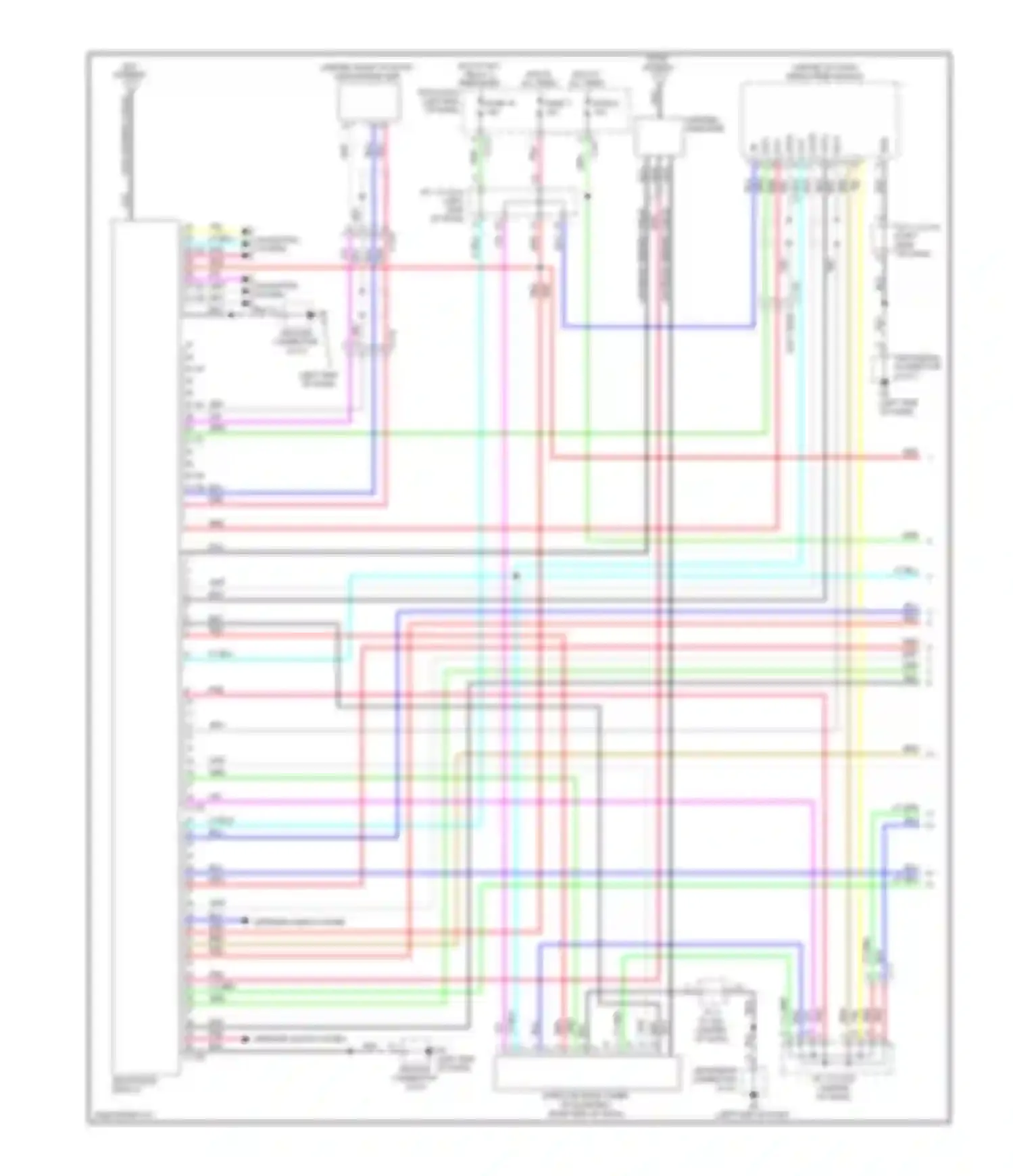 Outlander Mitsubishi III facelift (2014-2015): Navigation circuit, with amplifier (1 of 3)