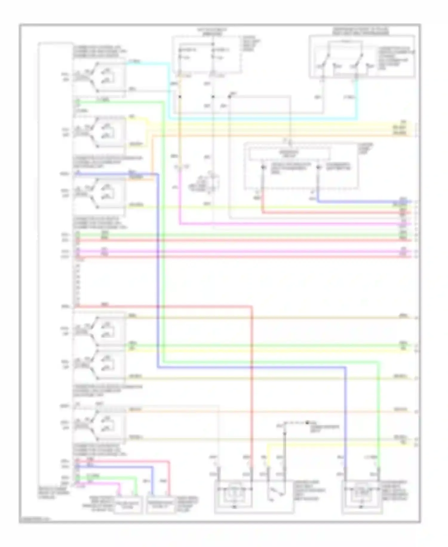 Outlander Mitsubishi III facelift (2014-2015): Supplemental restraints circuit (1 of 4)