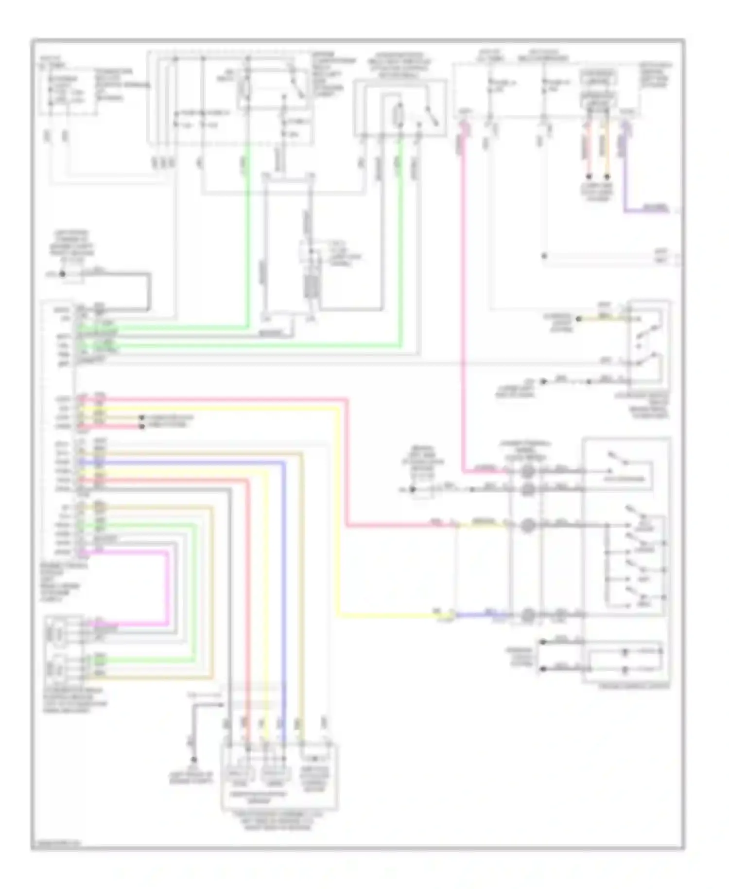 Wiring diagram 2.4l 3.0l for Mitsubishi Outlander III facelift (2014-2015) (1 of 1)