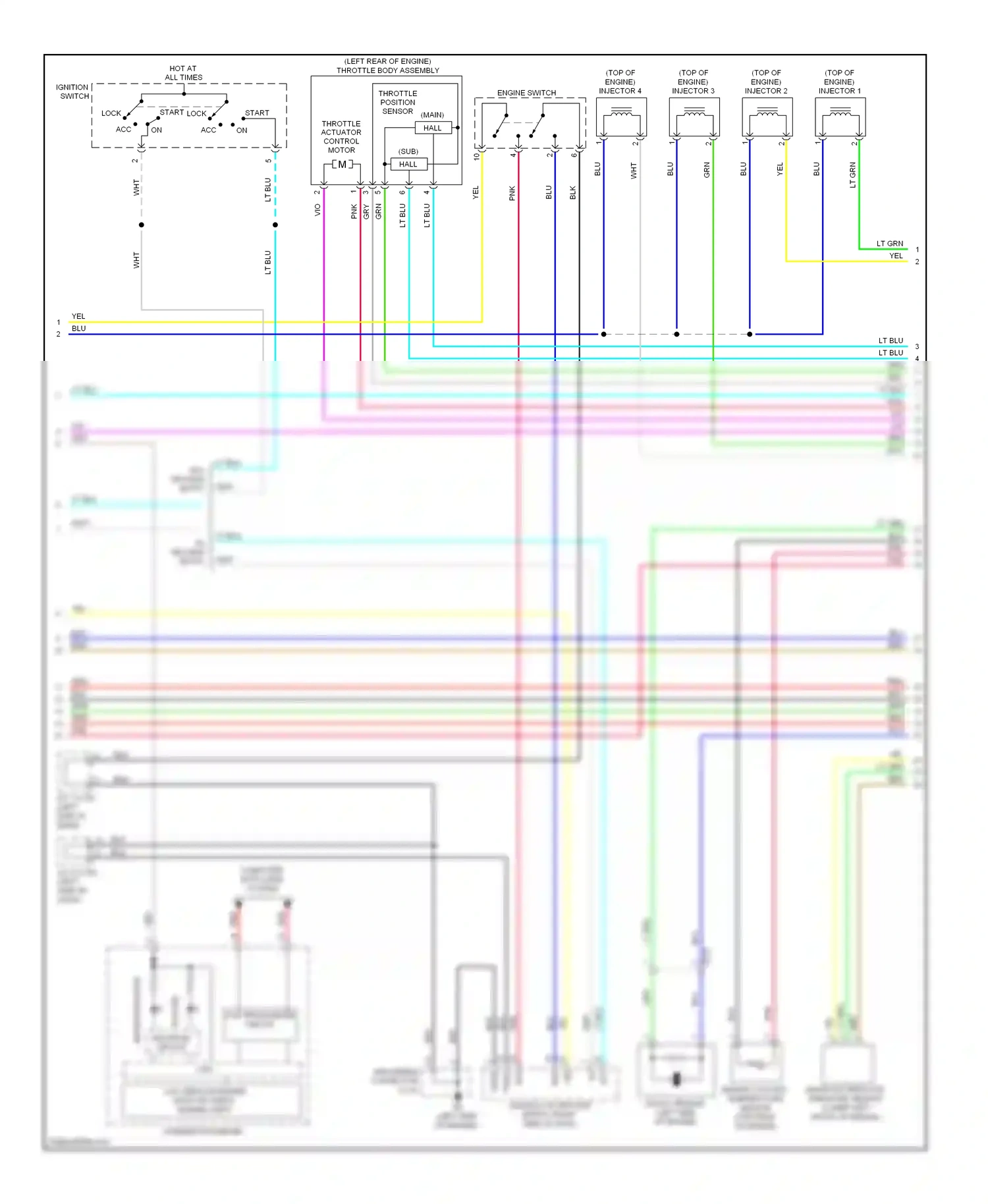 Wiring diagram blk for Mitsubishi Outlander III facelift (2014-2015) (109 of 118)