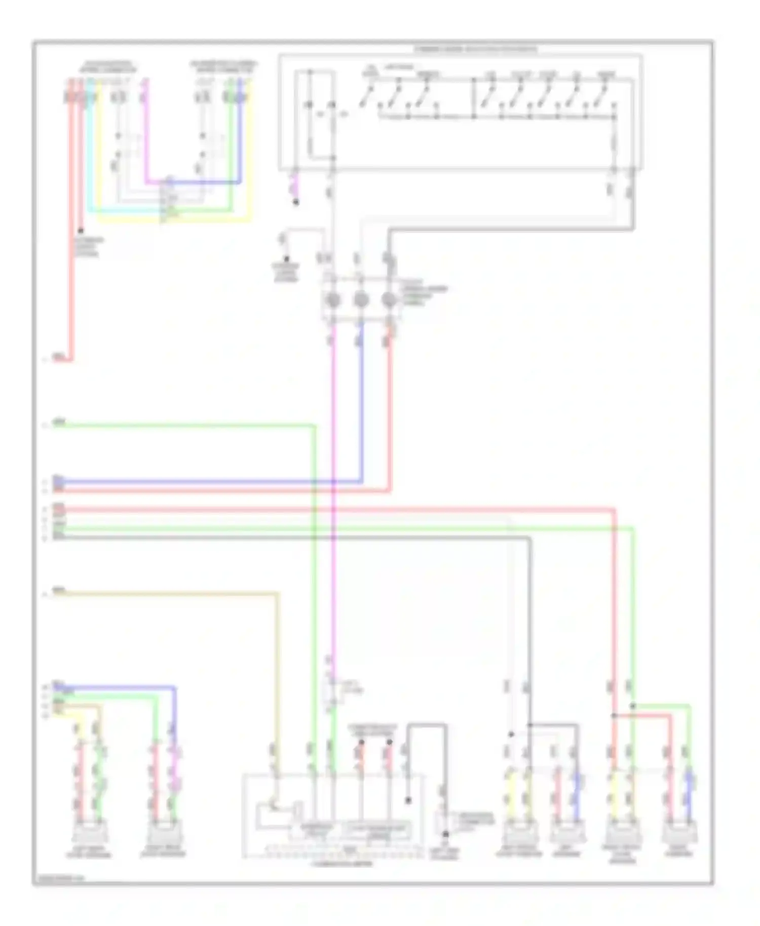 Wiring diagram c-225 for Mitsubishi Outlander III facelift (2014-2015) (3 of 11)