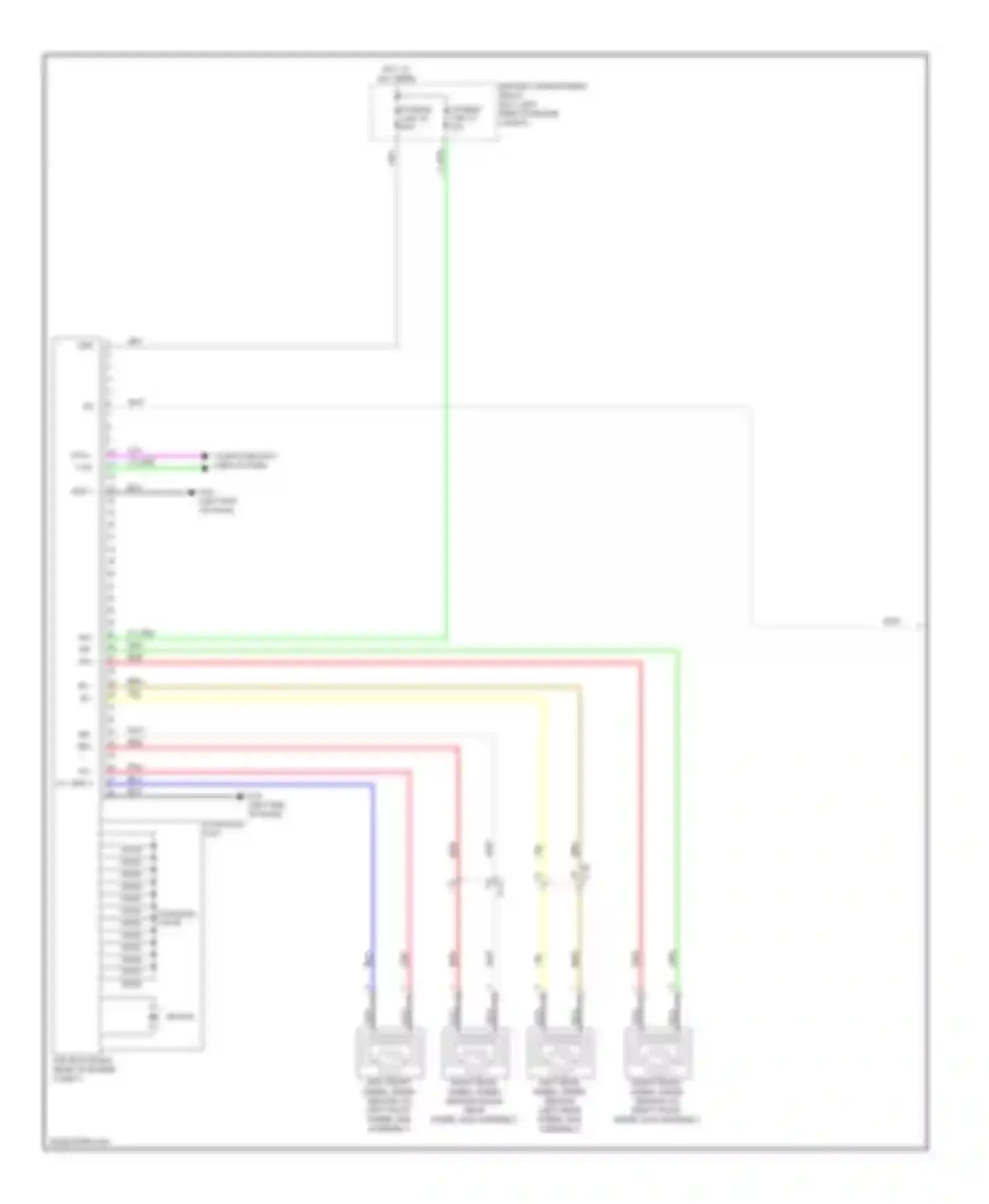 Wiring diagram can-l can-h for Mitsubishi Outlander III facelift (2014-2015) (1 of 1)