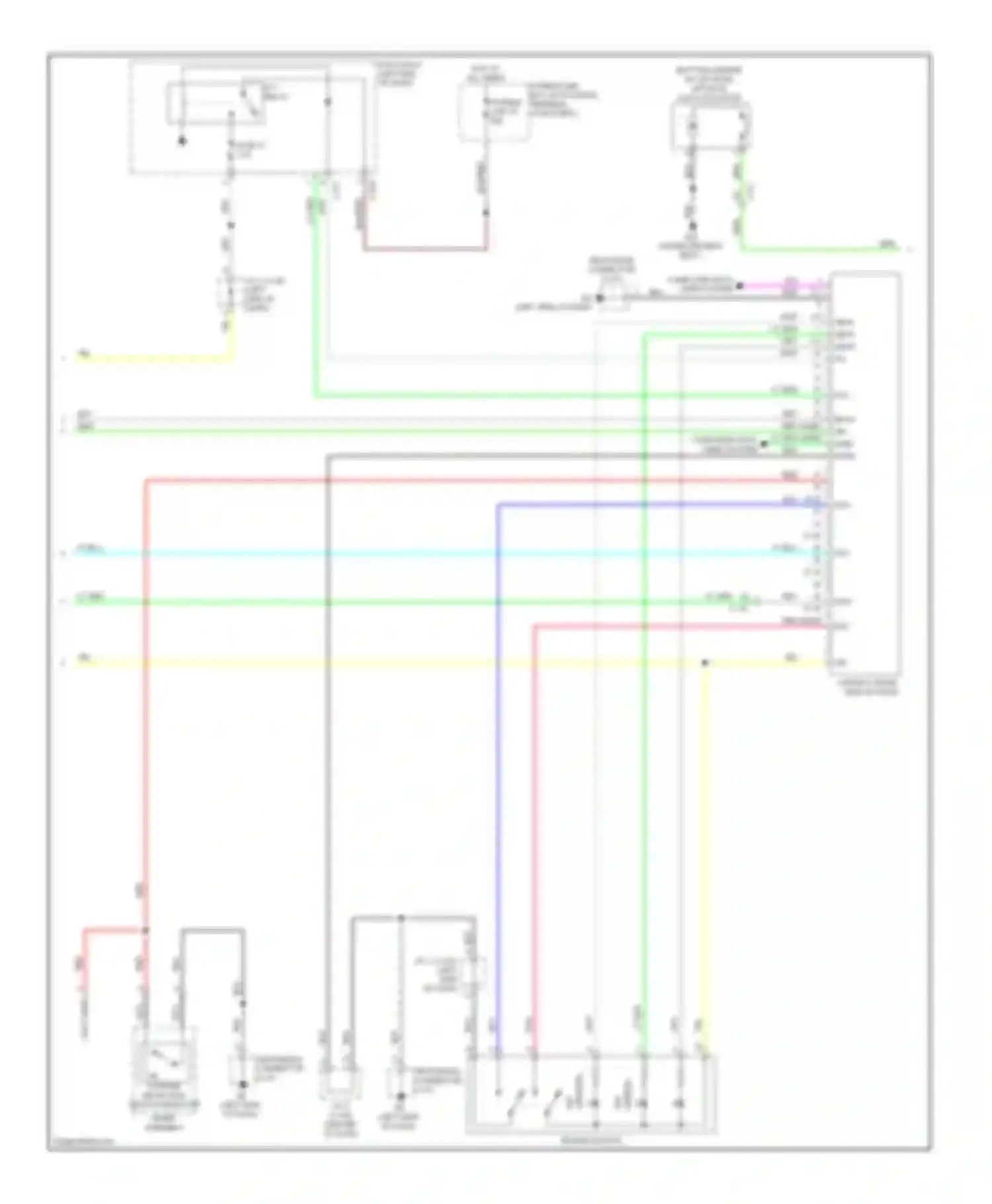 Wiring diagram computer data lines system for Mitsubishi Outlander III facelift (2014-2015) (35 of 69)
