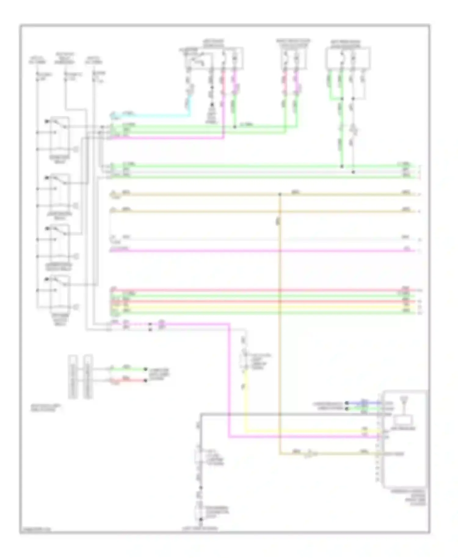 Wiring diagram fuse 6 for Mitsubishi Outlander III facelift (2014-2015) (4 of 4)