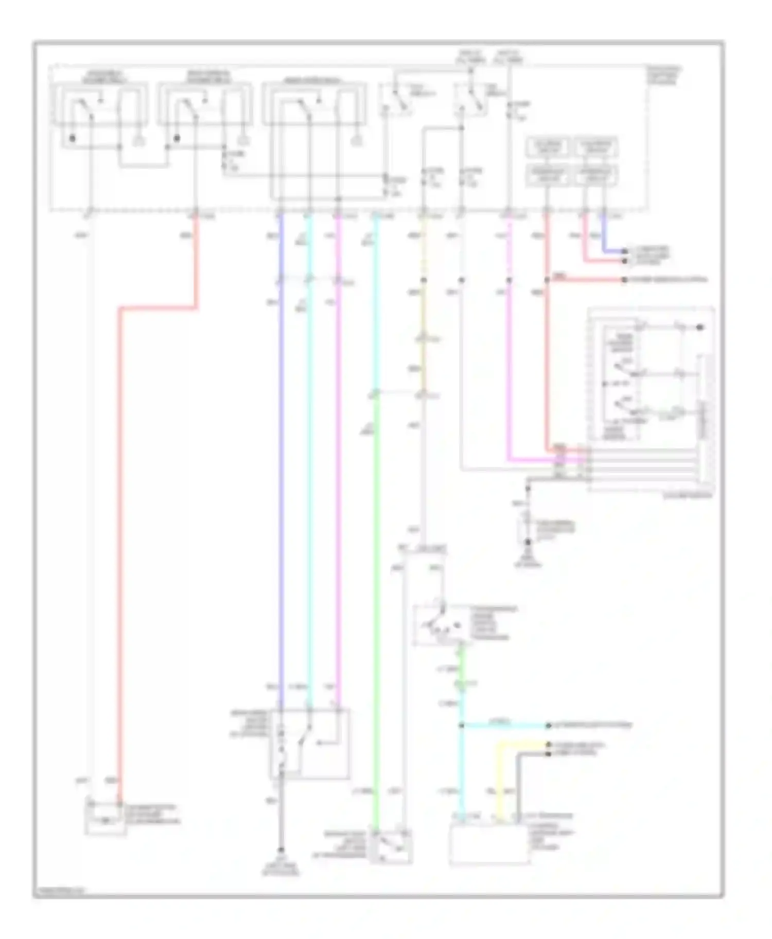 Wiring diagram hot at all times for Mitsubishi Outlander III facelift (2014-2015) (58 of 74)