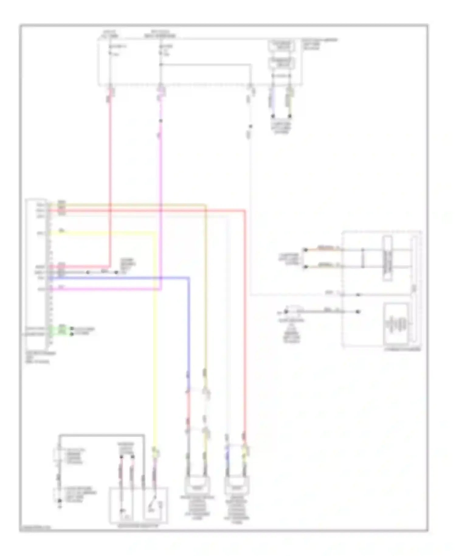 Wiring diagram interface circuit for Mitsubishi Outlander III facelift (2014-2015) (22 of 37)
