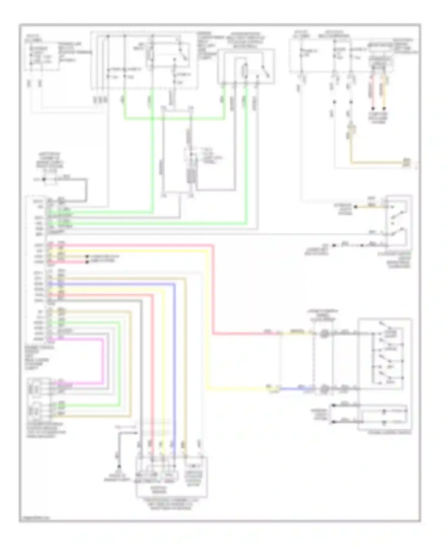 Wiring diagram interface circuit for Mitsubishi Outlander III facelift (2014-2015) (6 of 37)