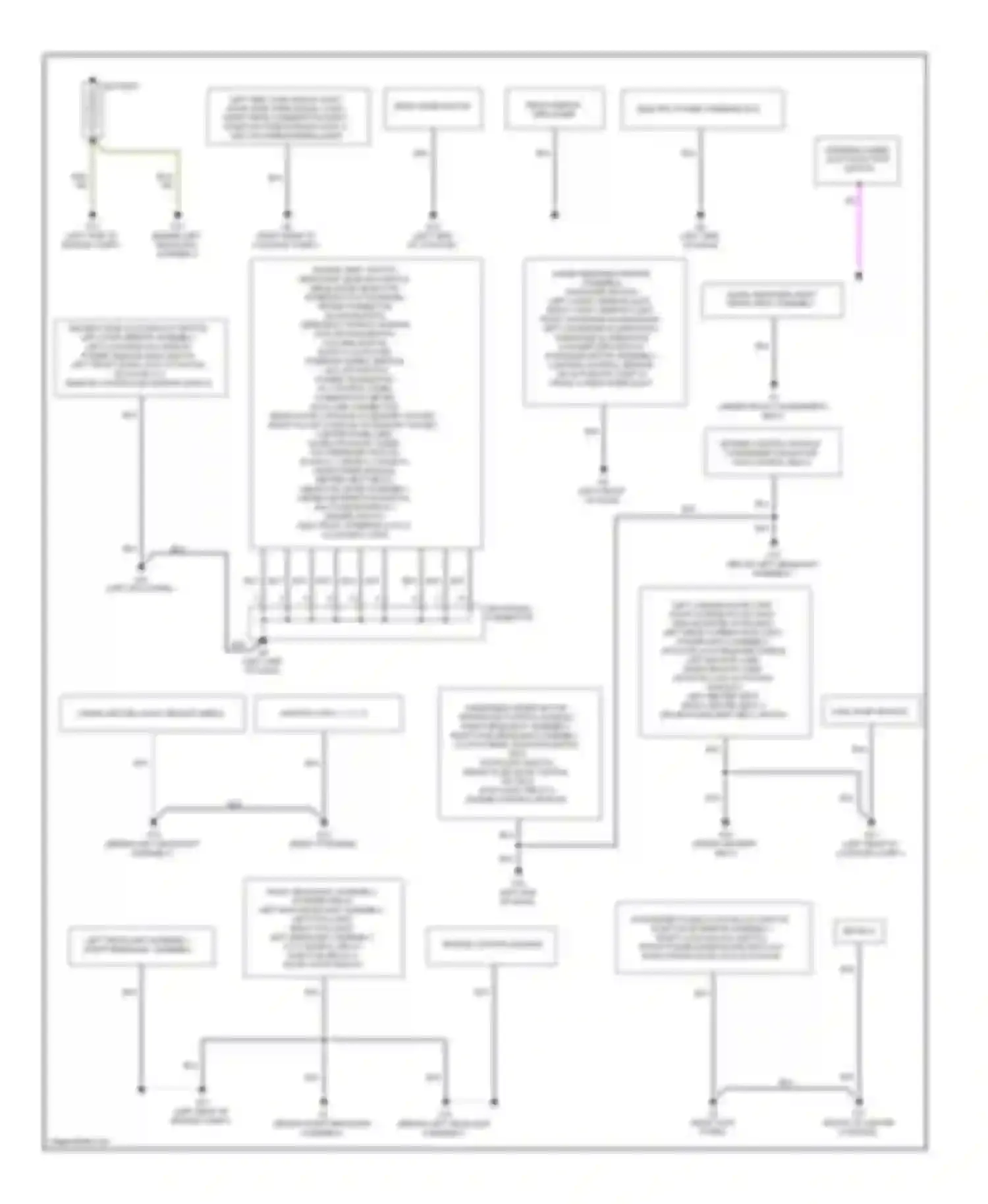 Wiring diagram left headlight assembly, right headlight assembly for Mitsubishi Outlander III facelift (2014-2015) (1 of 1)