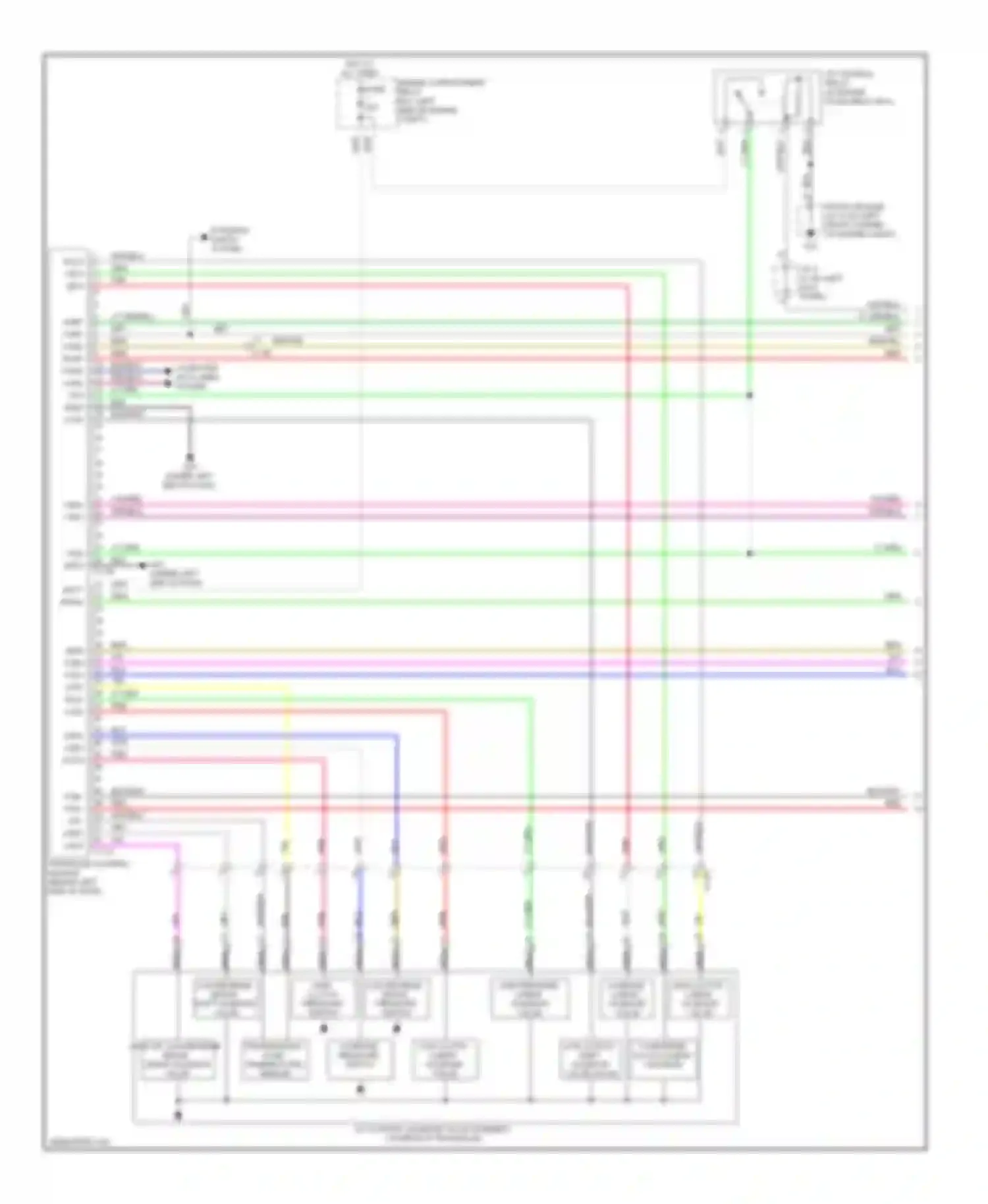Wiring diagram low-reverse brake pressure pressure switch switch for Mitsubishi Outlander III facelift (2014-2015) (1 of 1)