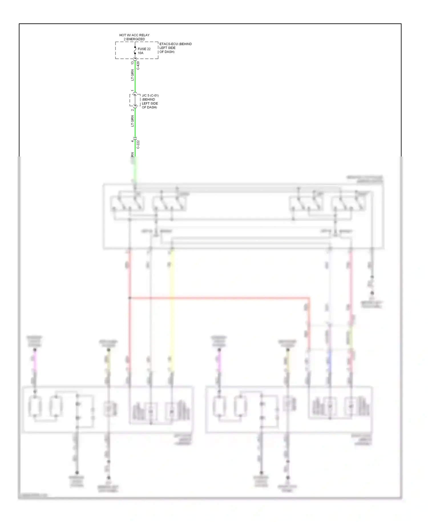 Mitsubishi Outlander III facelift (2014-2015) nca wiring diagram  (36 of 70)