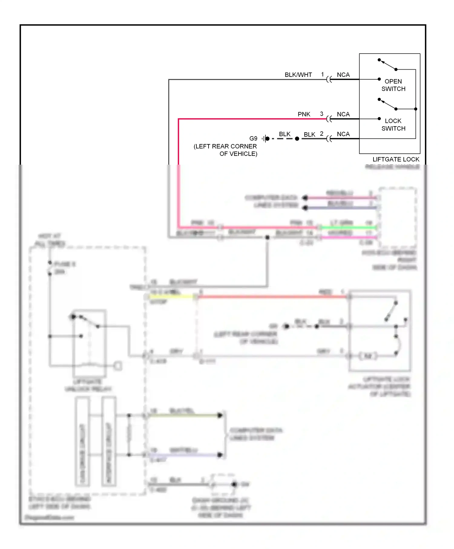 Mitsubishi Outlander III facelift (2014-2015) nca wiring diagram  (60 of 70)